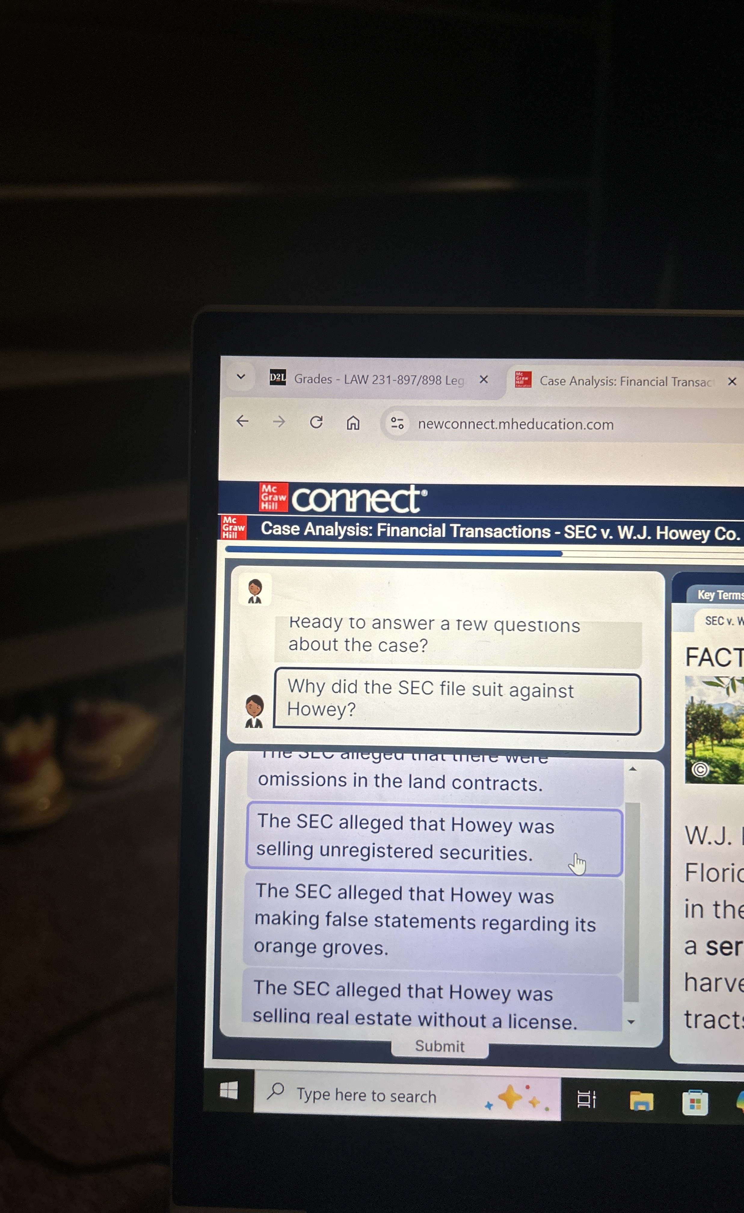  Keady to answer a tew questions about the case? Why did