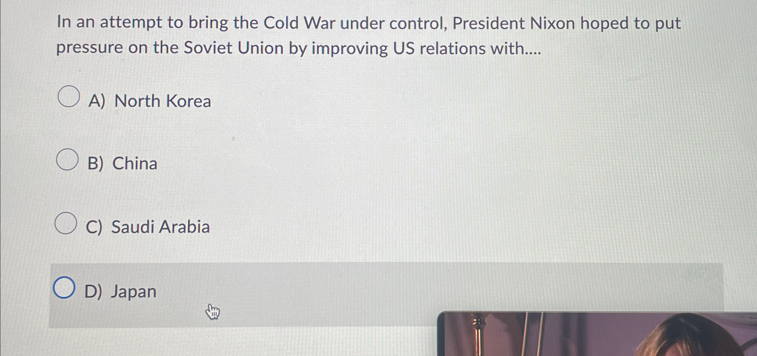  In an attempt to bring the Cold War under control, President