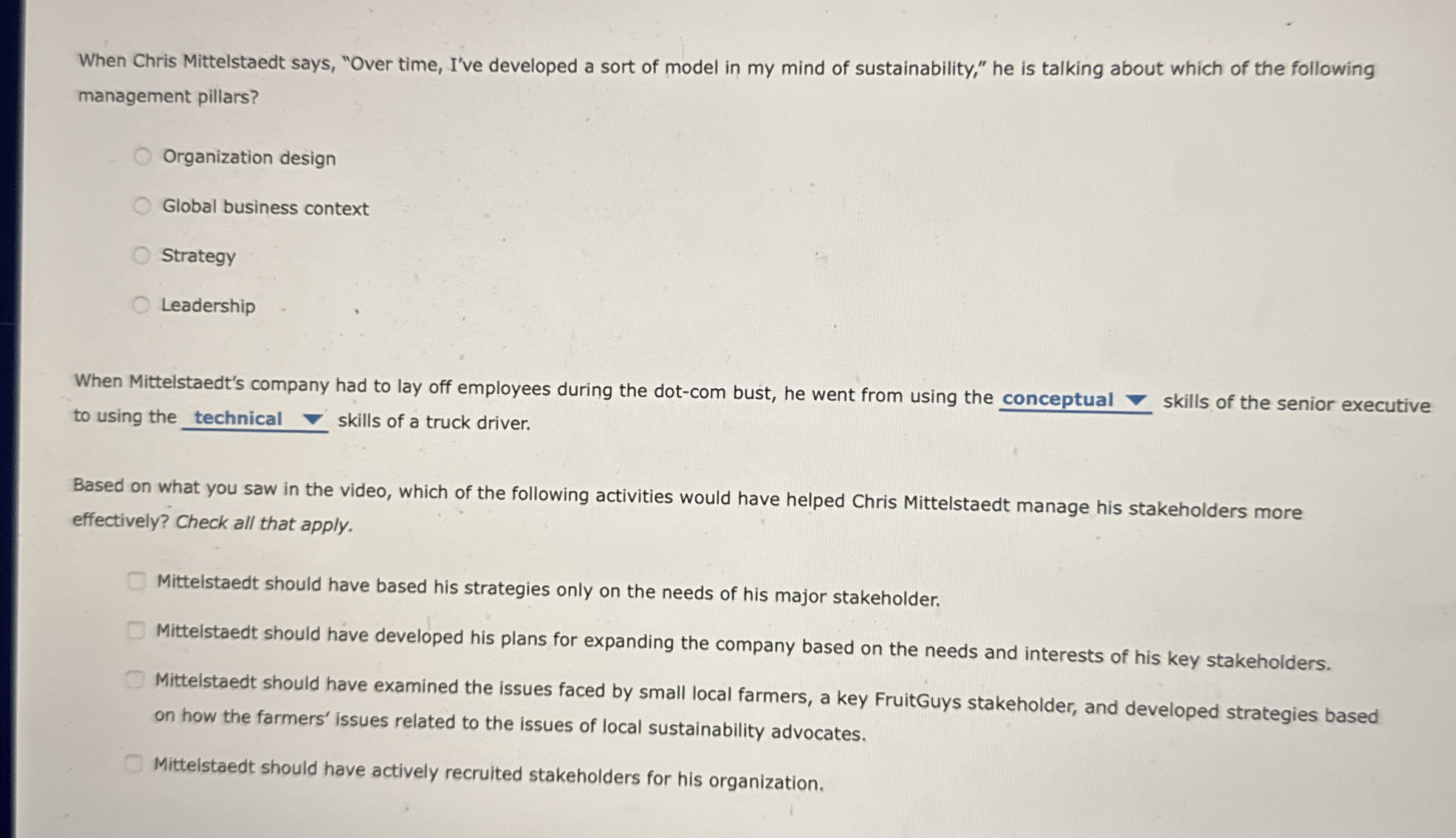  When Chris Mittelstaedt says, "Over time, I've developed a sort of