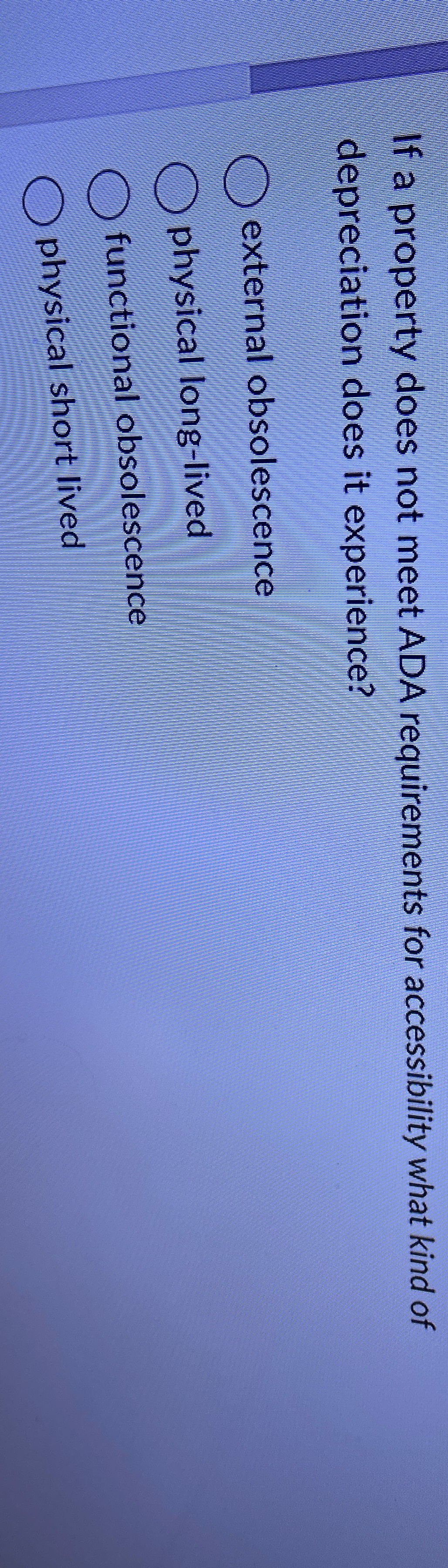  If a property does not meet ADA requirements for accessibility what