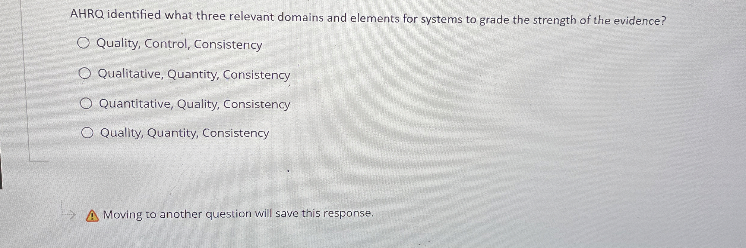  AHRQ identified what three relevant domains and elements for systems to