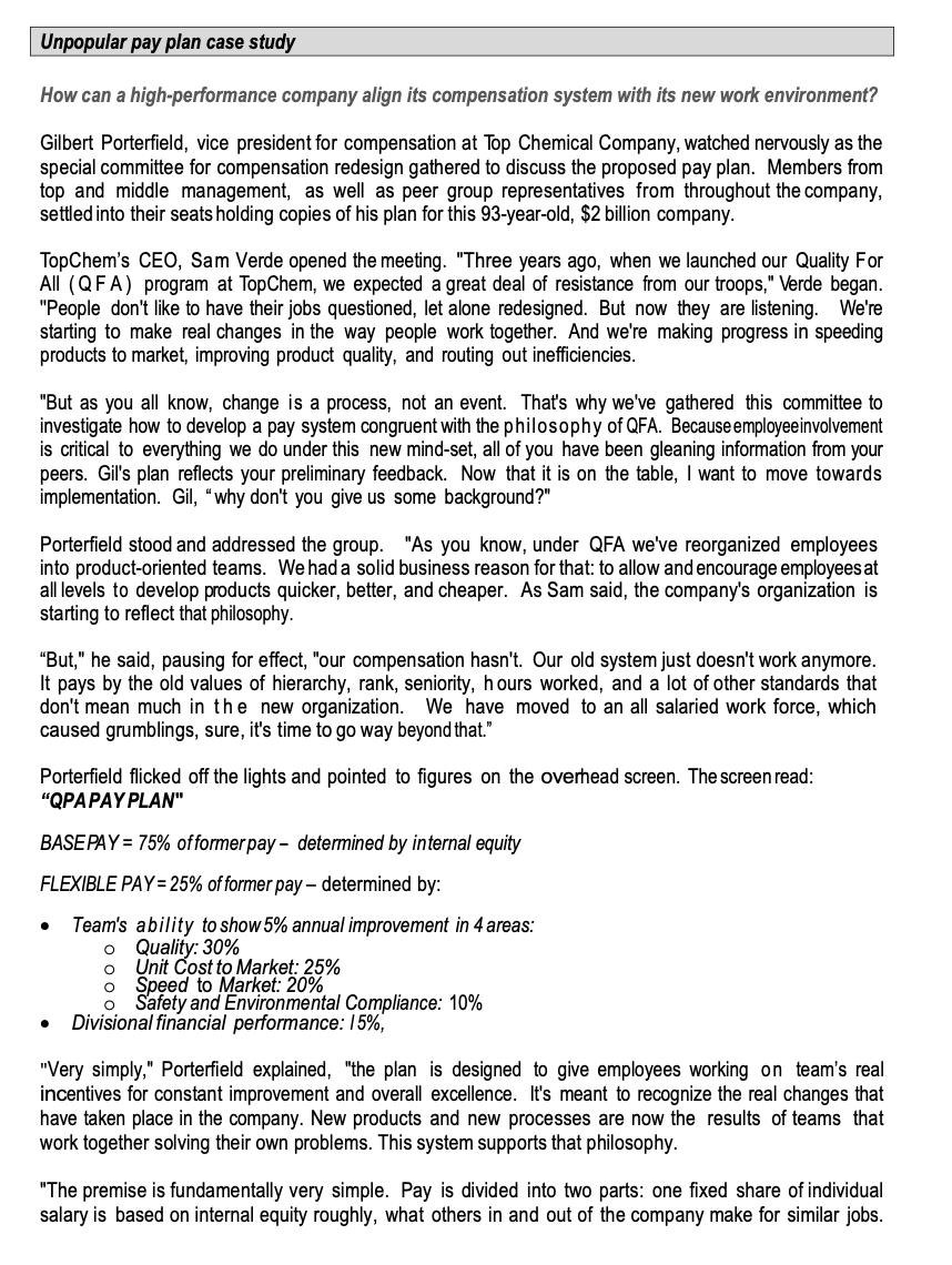  How can a high-performance company align its compensation system with its