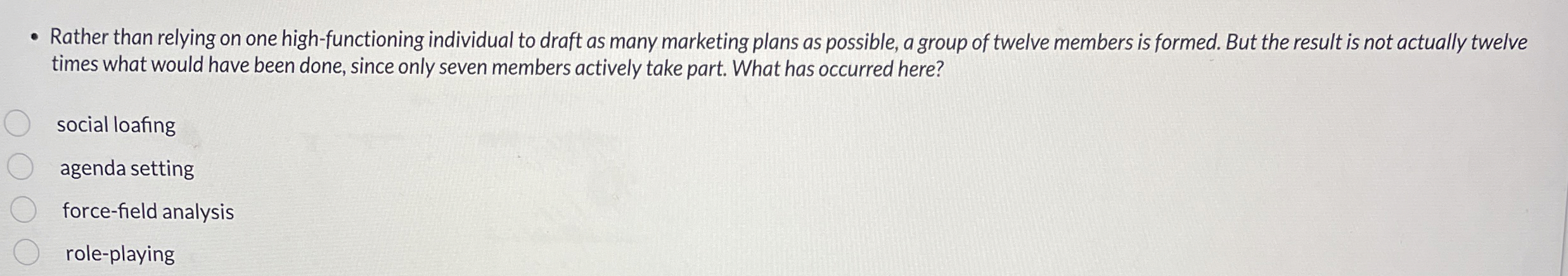  Rather than relying on one high-functioning individual to draft as many