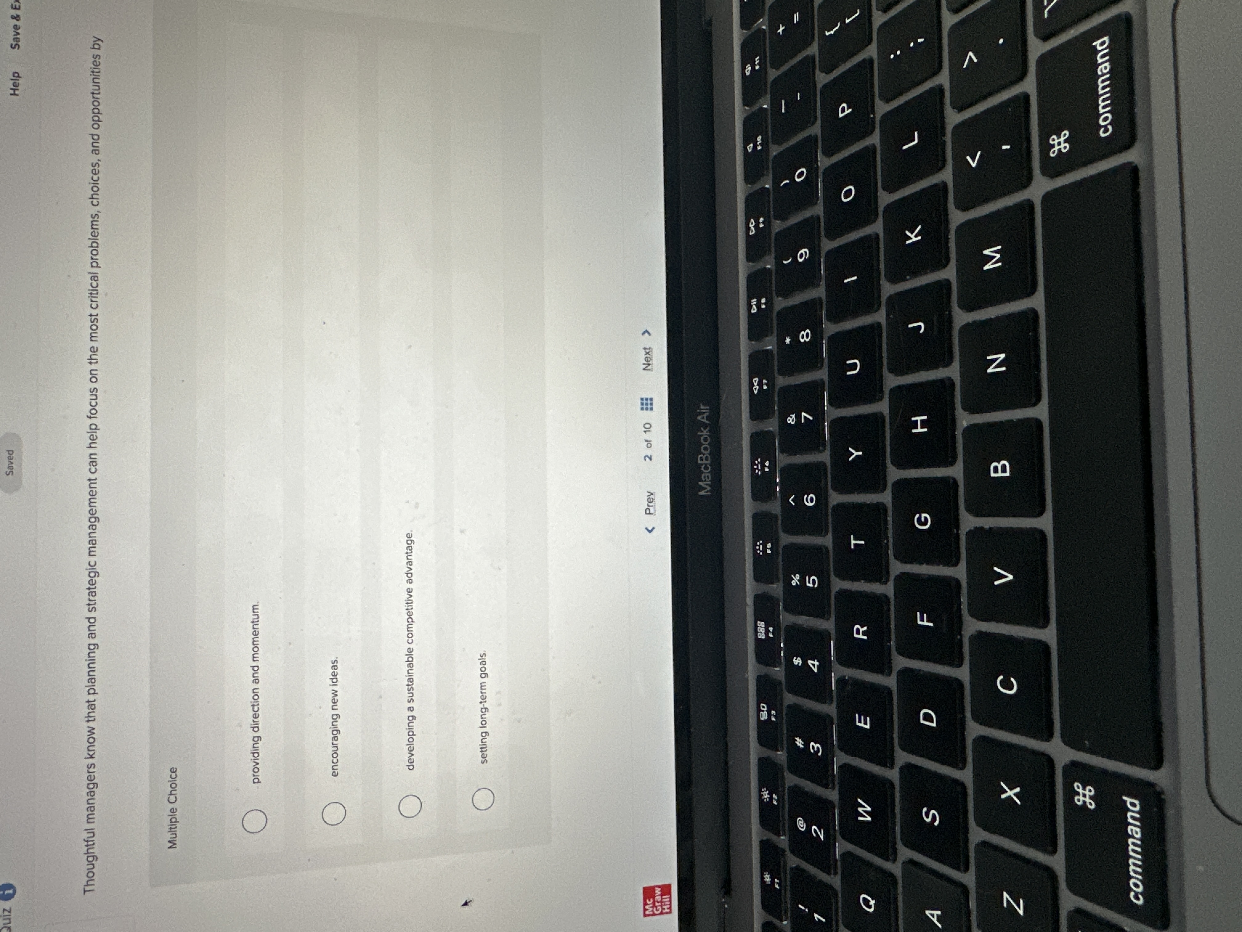  Saved Help Save & E Thoughtful managers know that planning and