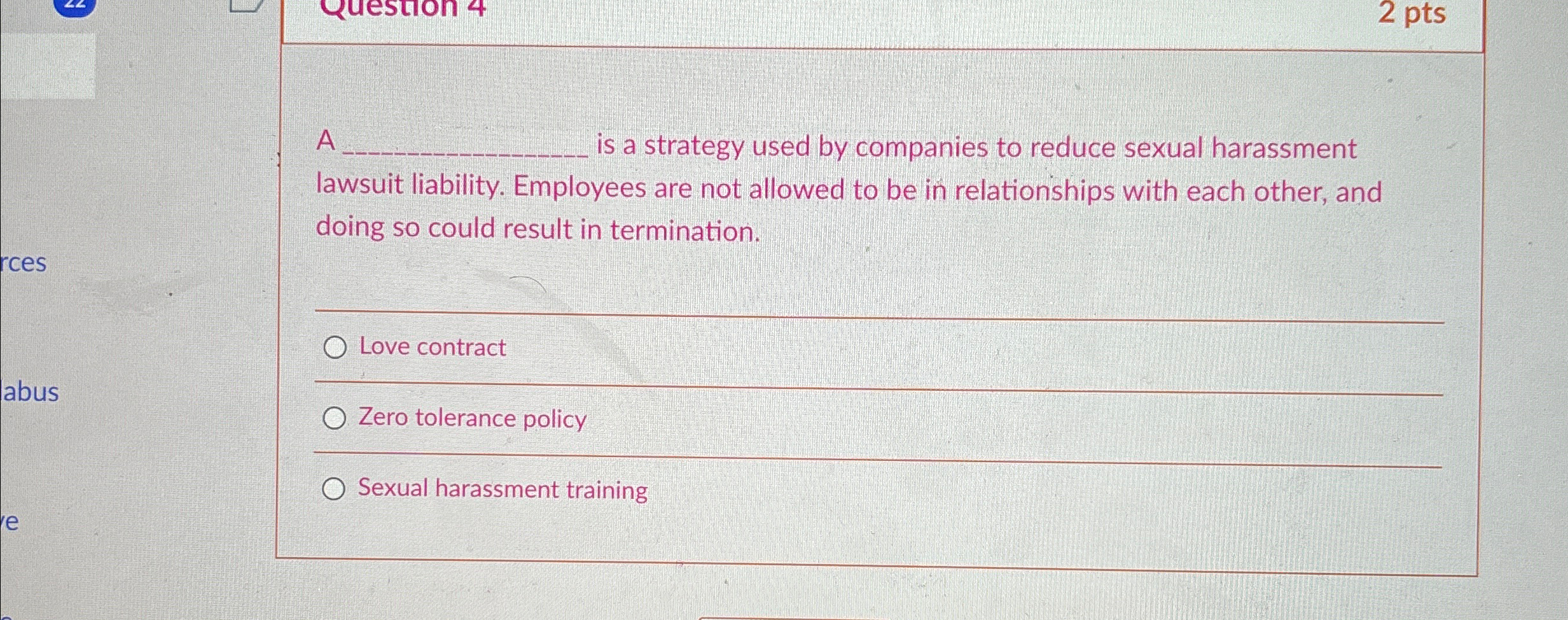  2 pts A q, is a strategy used by companies to