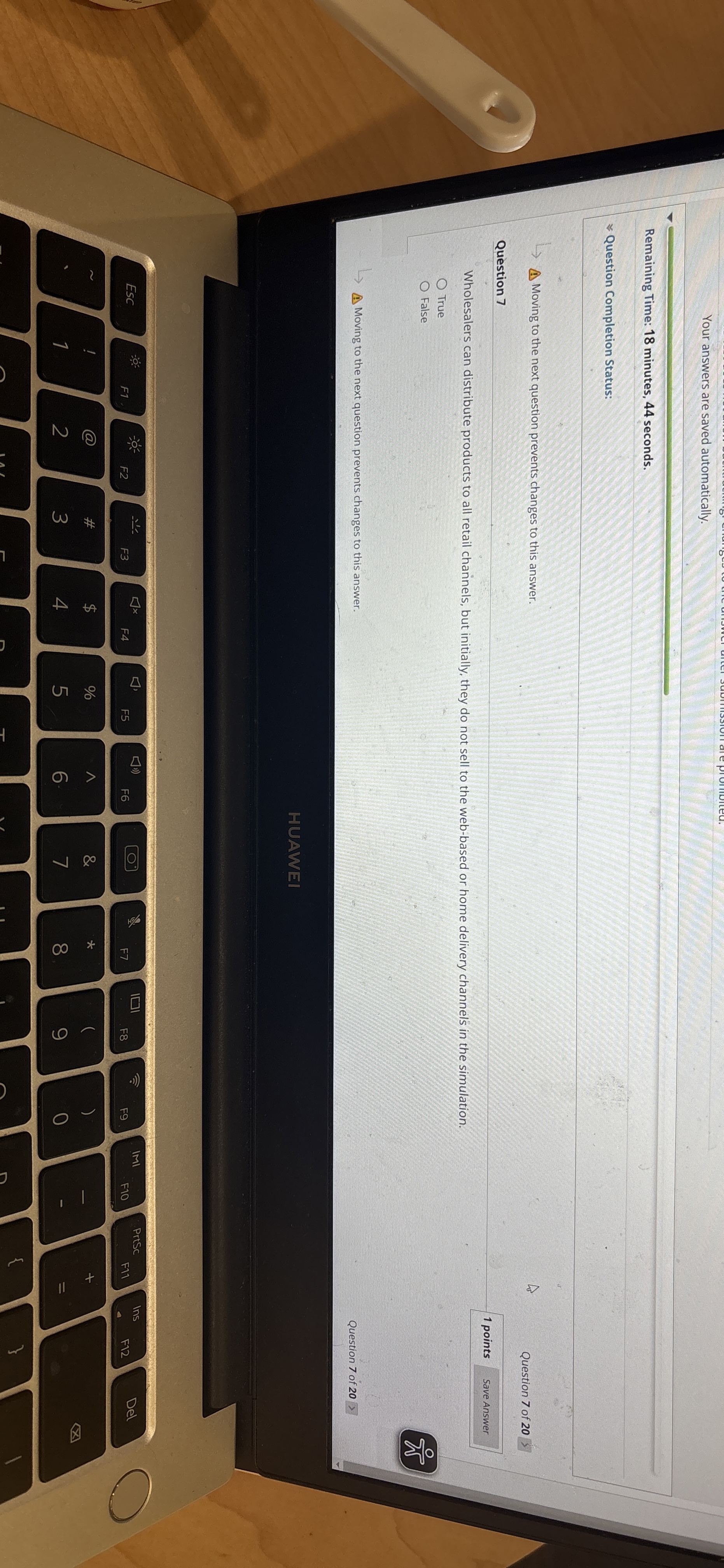  Moving to the next question prevents changes to this answer. Question