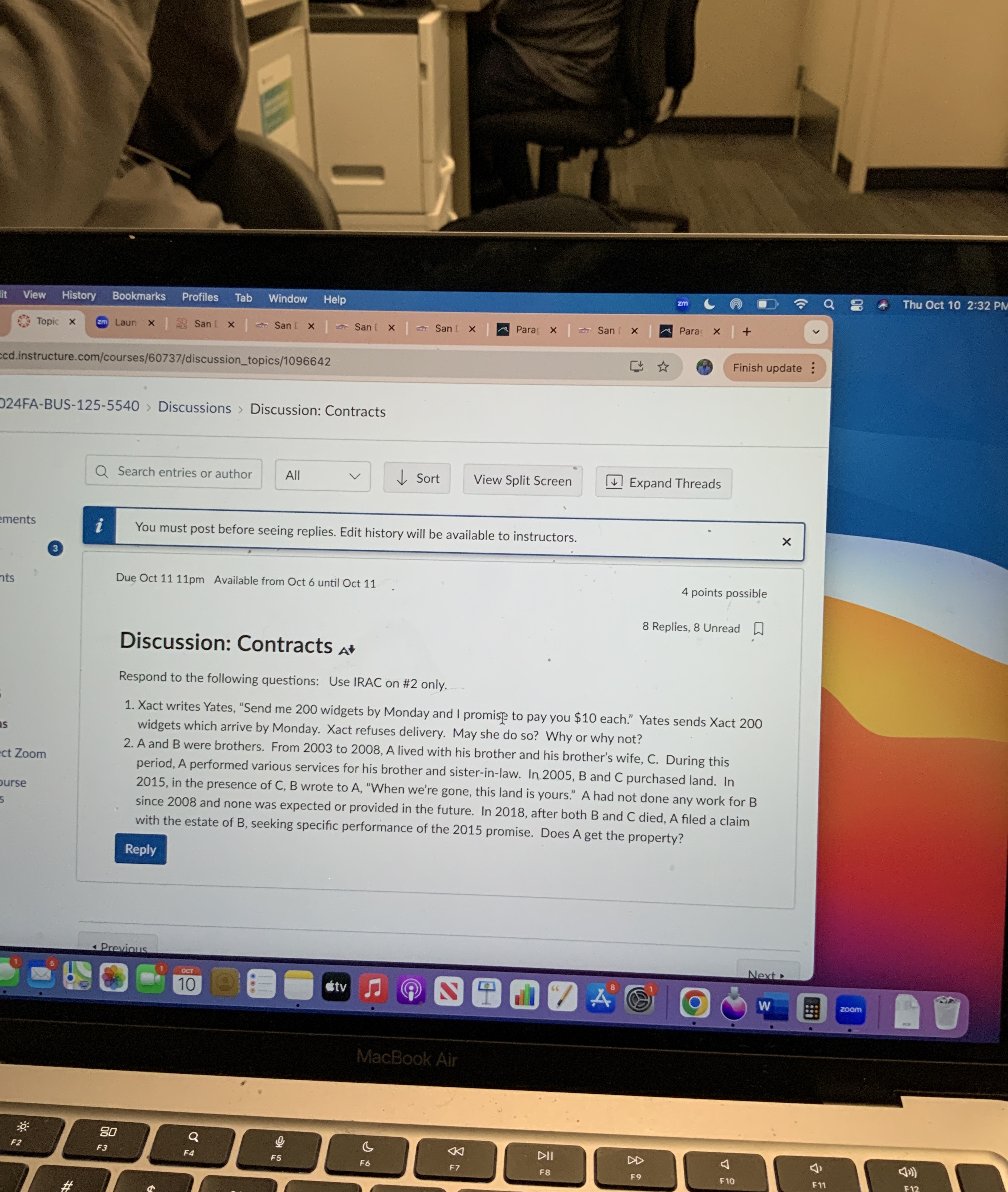  Due Oct 1111 pm Available from Oct 6 until Oct 11