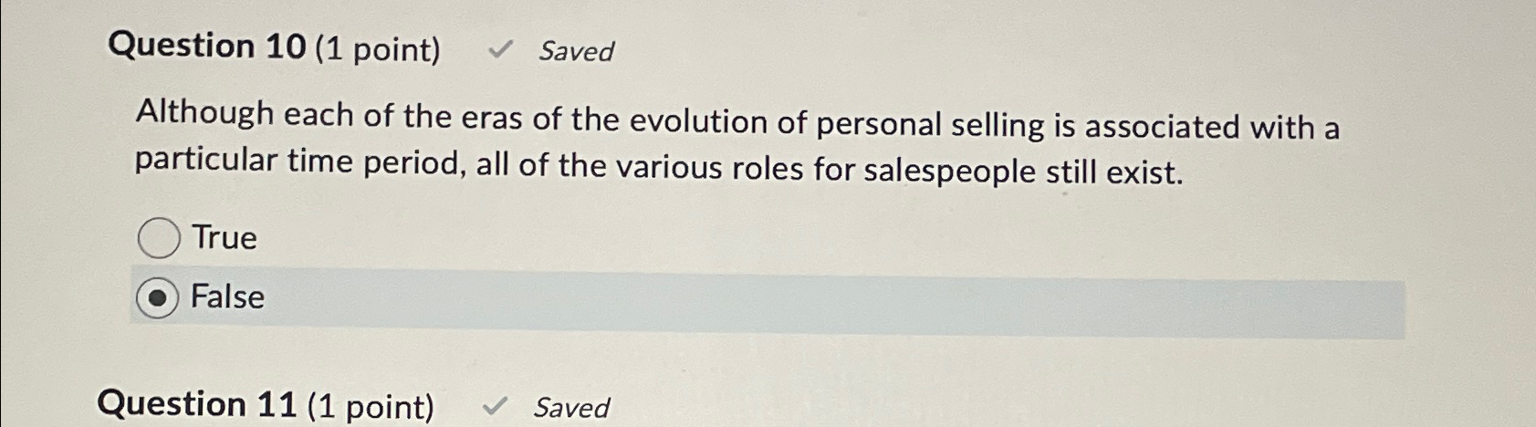  Question 10(1 point) Saved Although each of the eras of the