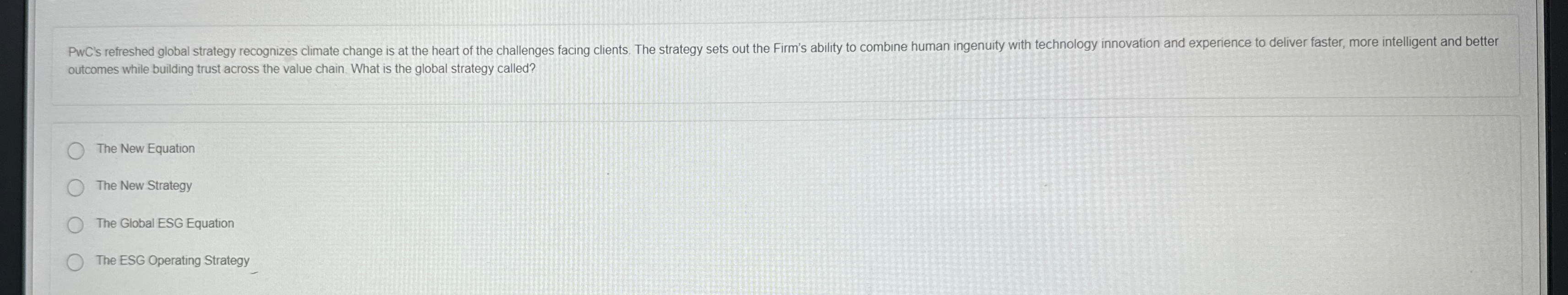  outcomes while building trust across the value chain. What is the