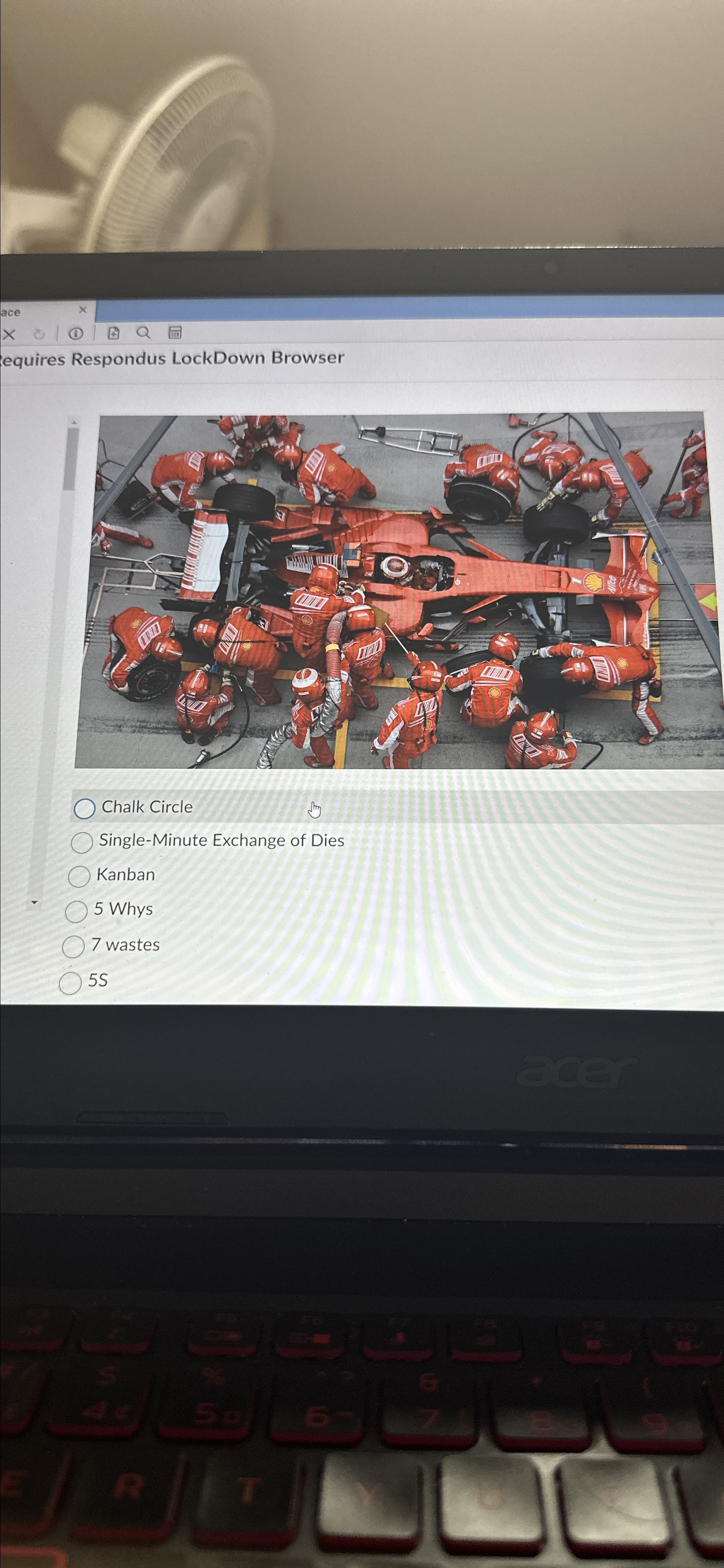  equires Respondus LockDown Browser Chalk Circle Single-Minute Exchange of Dies Kanban