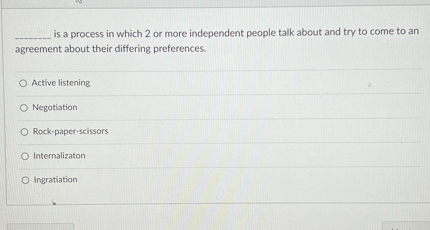  q, is a process in which 2 or more independent people