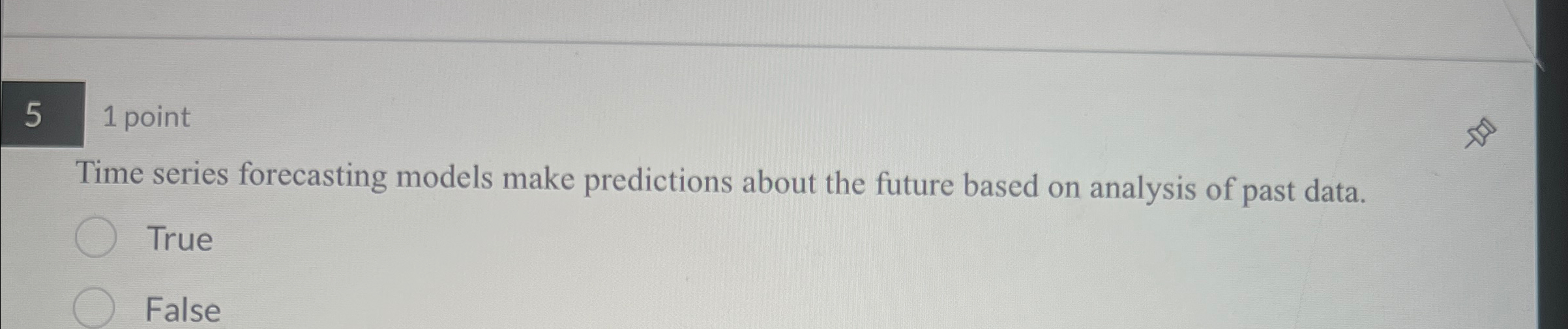  51 point Time series forecasting models make predictions about the future