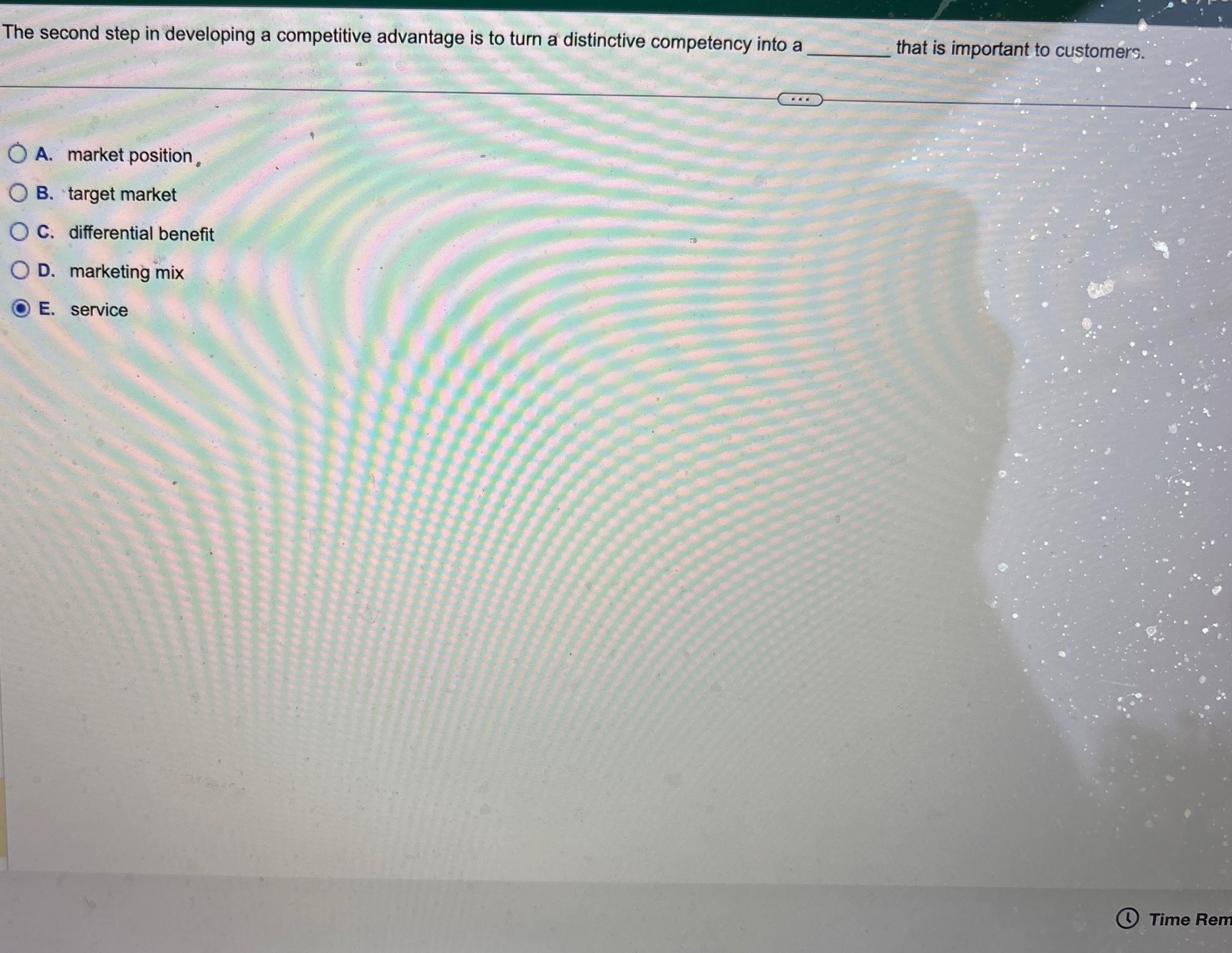  The second step in developing a competitive advantage is to turn