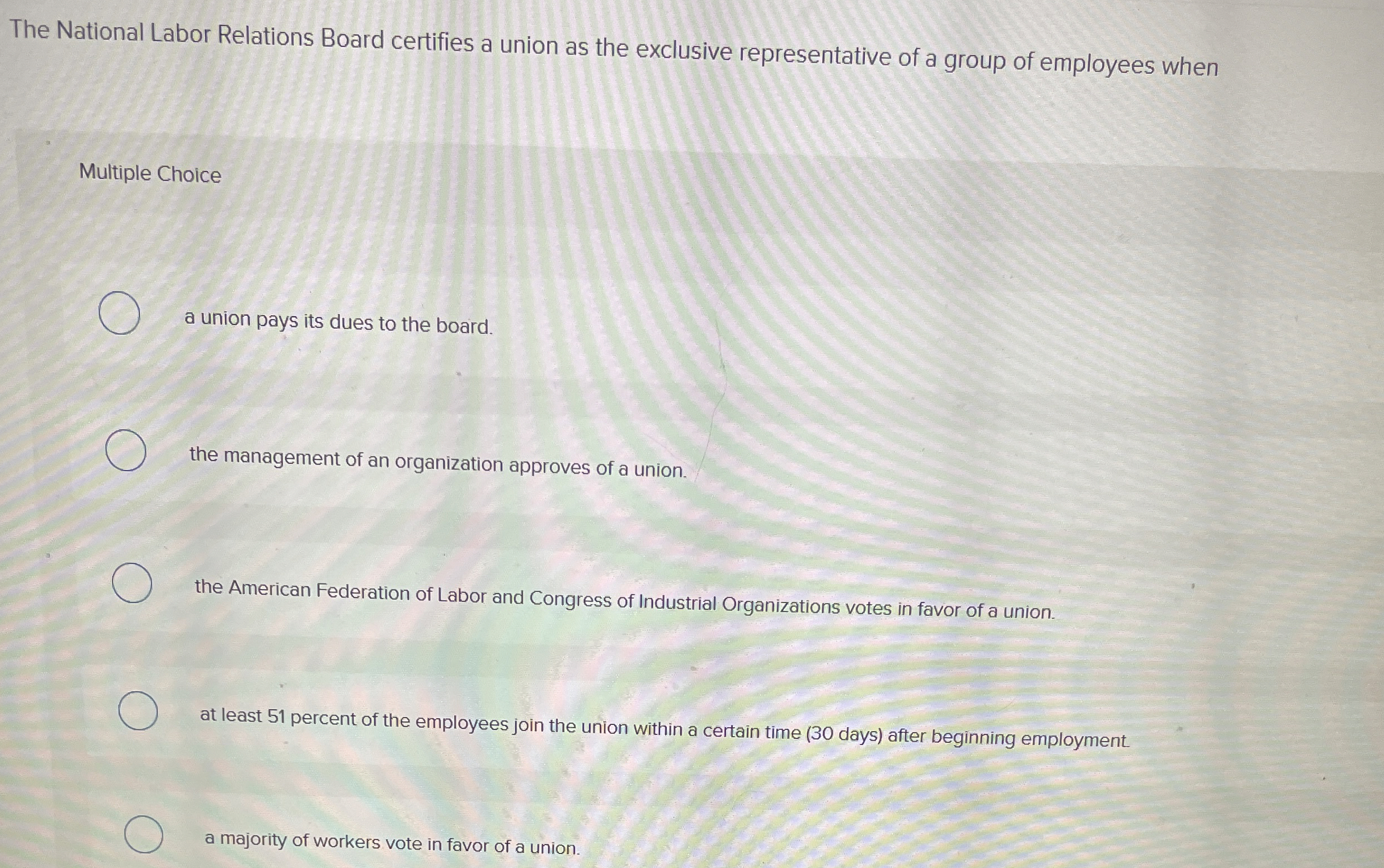  The method for providing solutions to union-management conflicts over interpretation or
