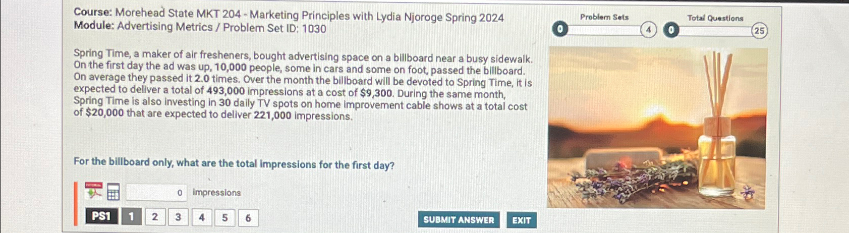  Course: Morehead State MKT 204- Marketing Principles with Lydia Njoroge Spring