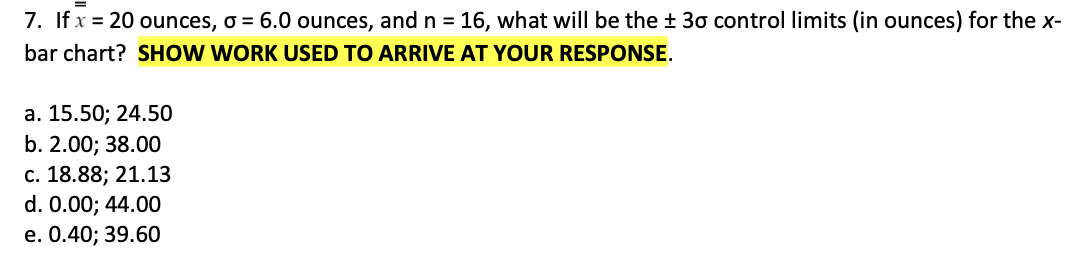  Show the steps you did to arrive at your answer. 