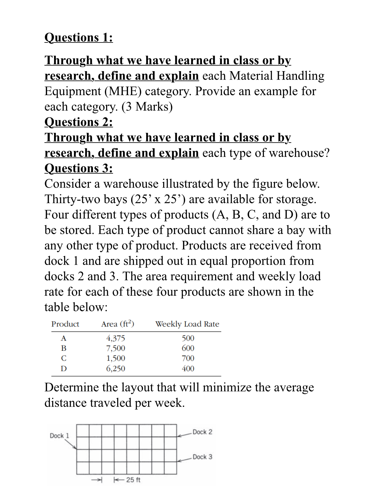  Questions 1: Through what we have learned in class or by