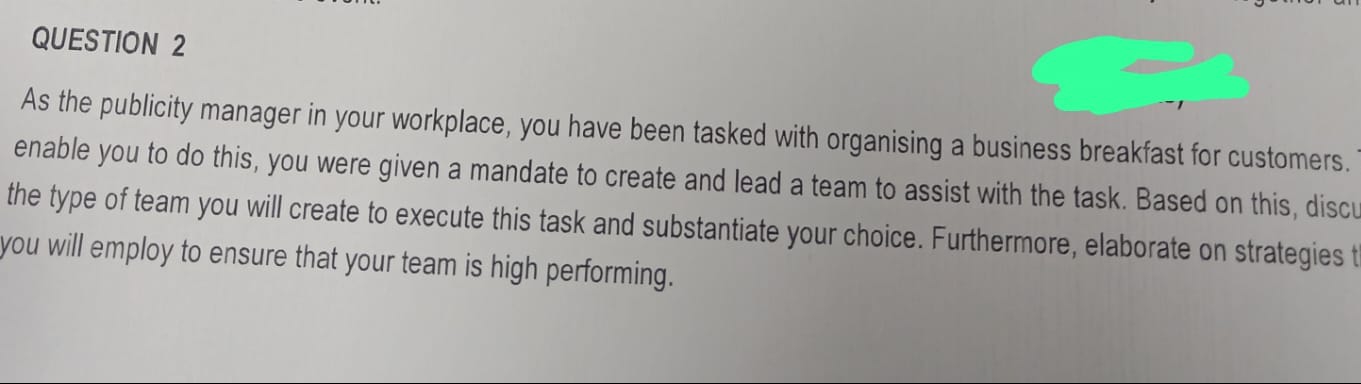  Read the extract below and answer all question that follows: Getting