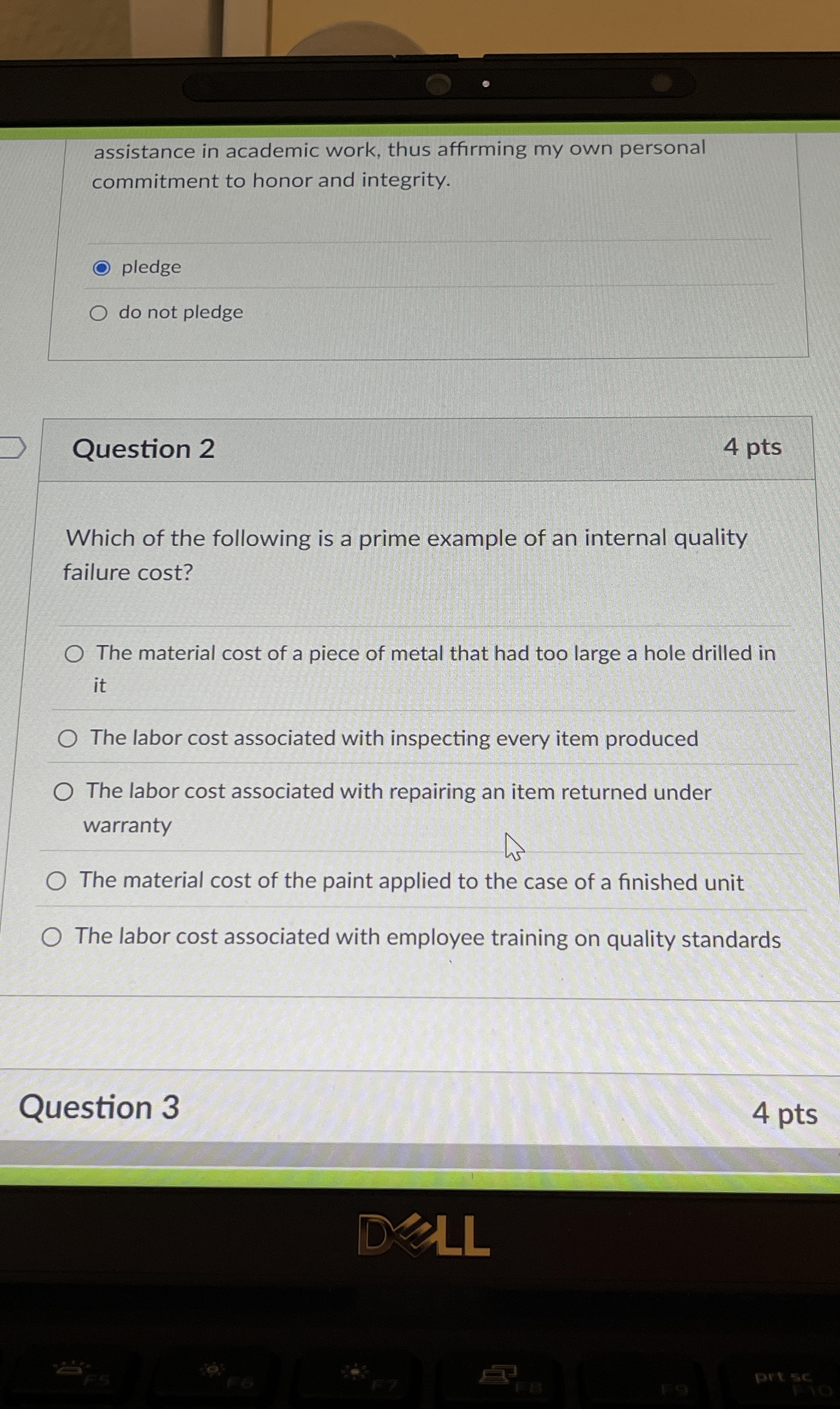  assistance in academic work, thus affirming my own personal commitment to