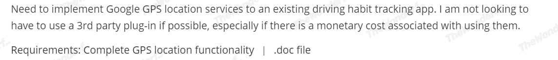  Need to implement Google GPS location services to an existing driving