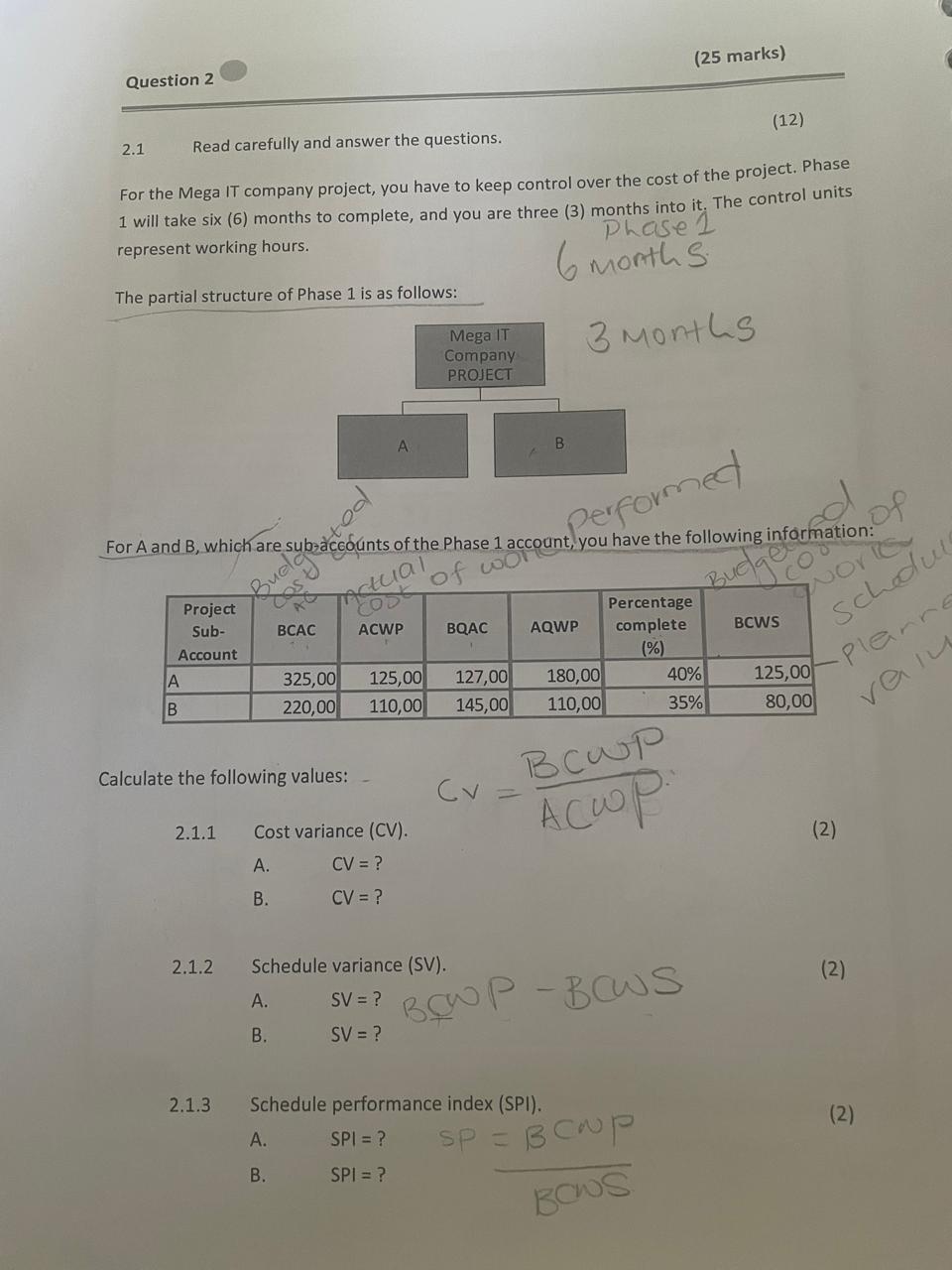  2.1 Read carefully and answer the questions. For the Mega IT