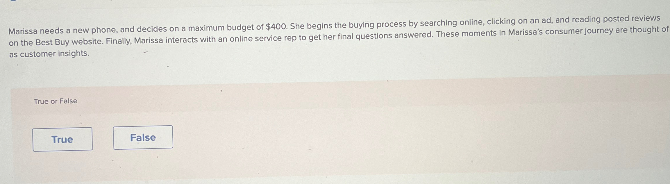  Marissa needs a new phone, and decides on a maximum budget