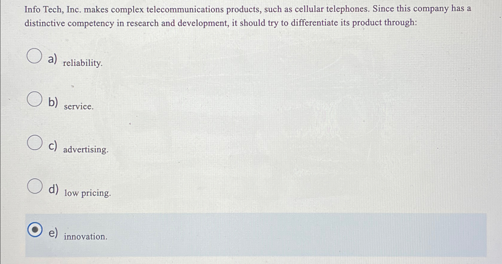 Info Tech, Inc. makes complex telecommunications products, such as cellular telephones.