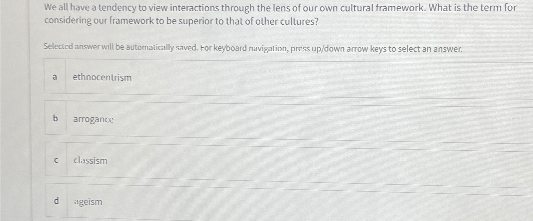  We all have a tendency to view interactions through the lens