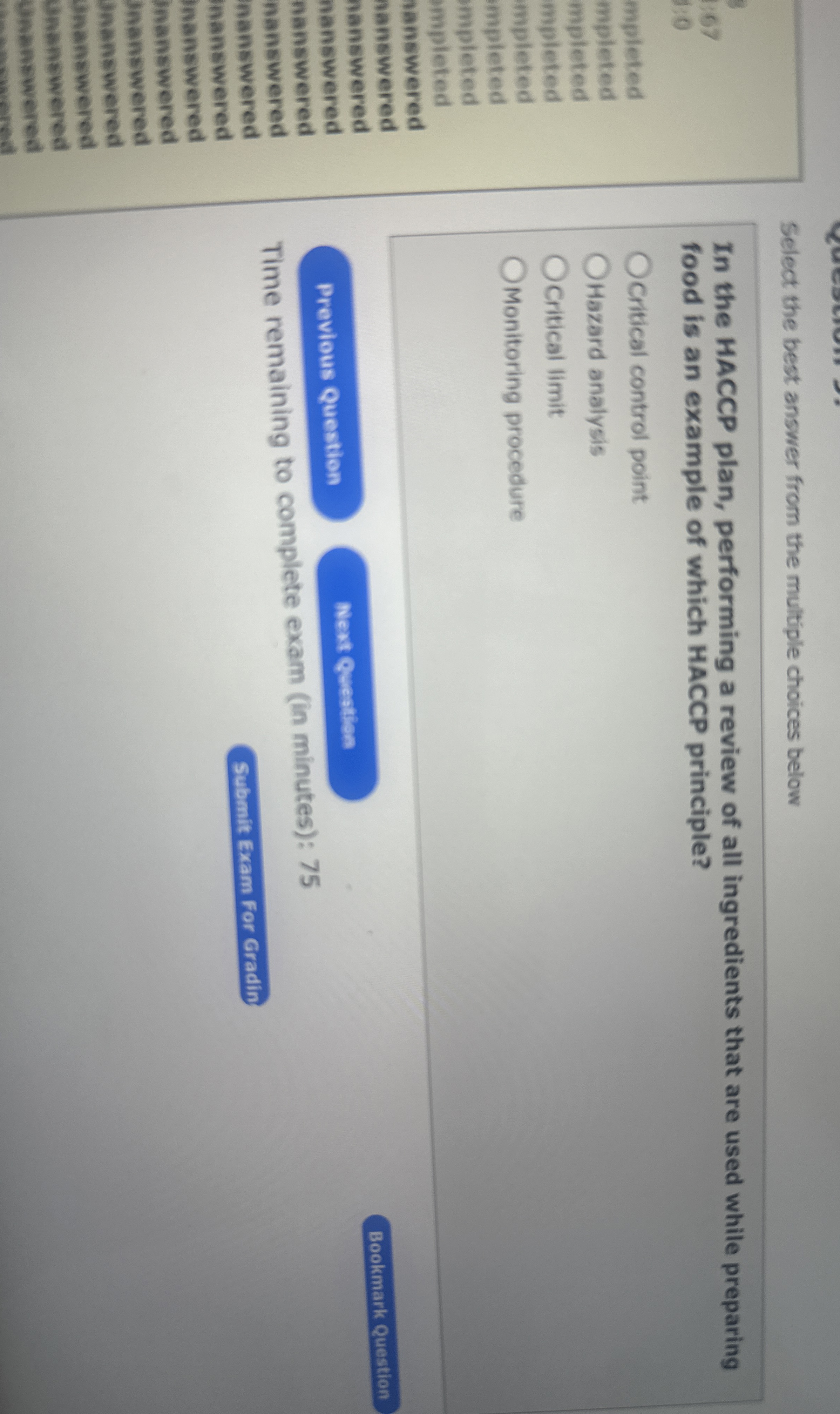  Select the best answer from the multiple choices below In the