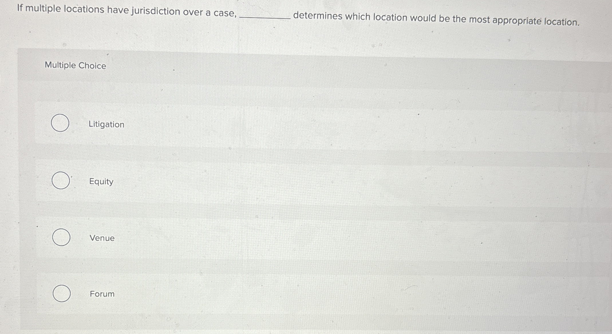  If multiple locations have jurisdiction over a case, determines which location