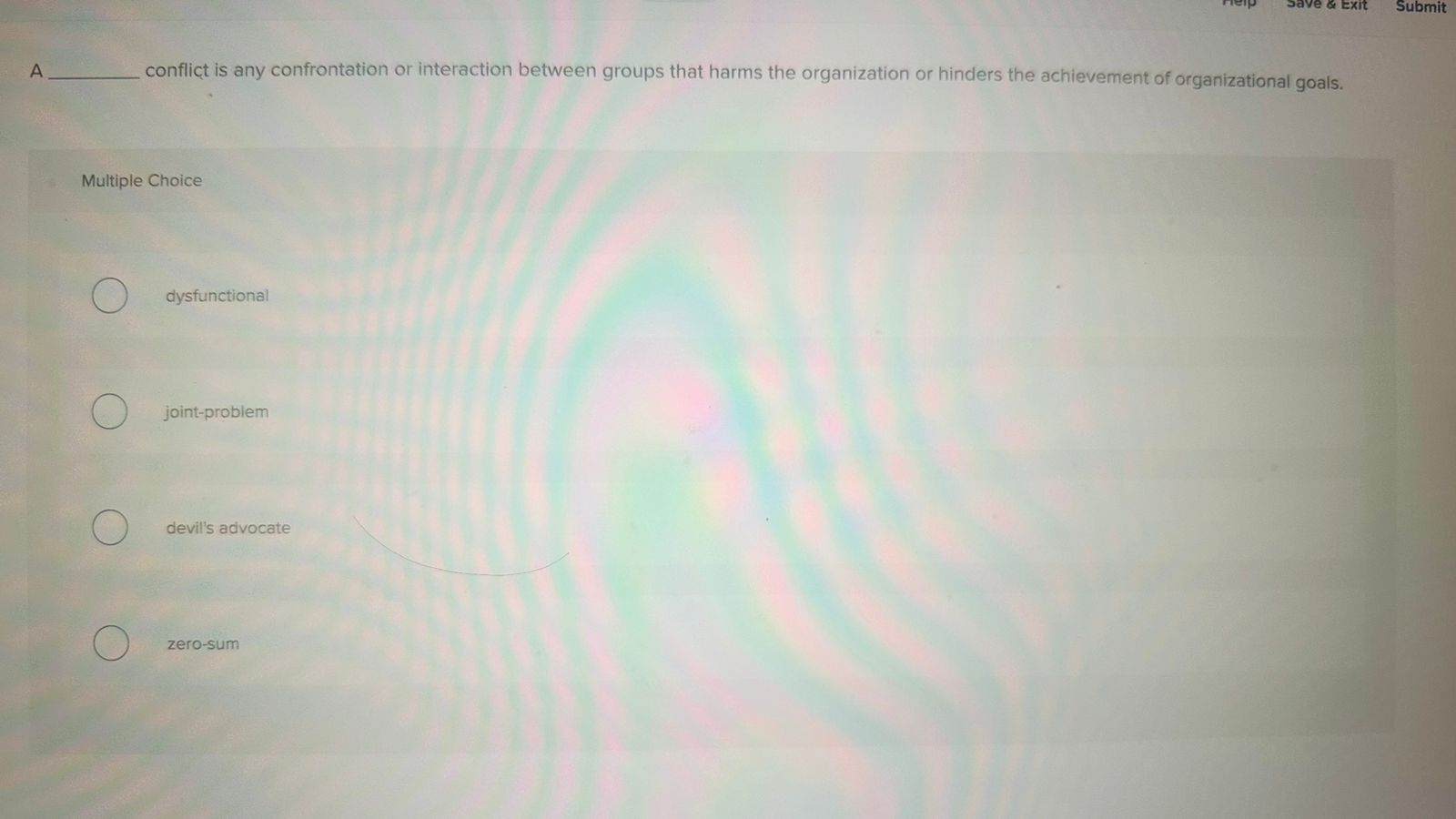  which conflict is any confrontation or interaction between groups that harms