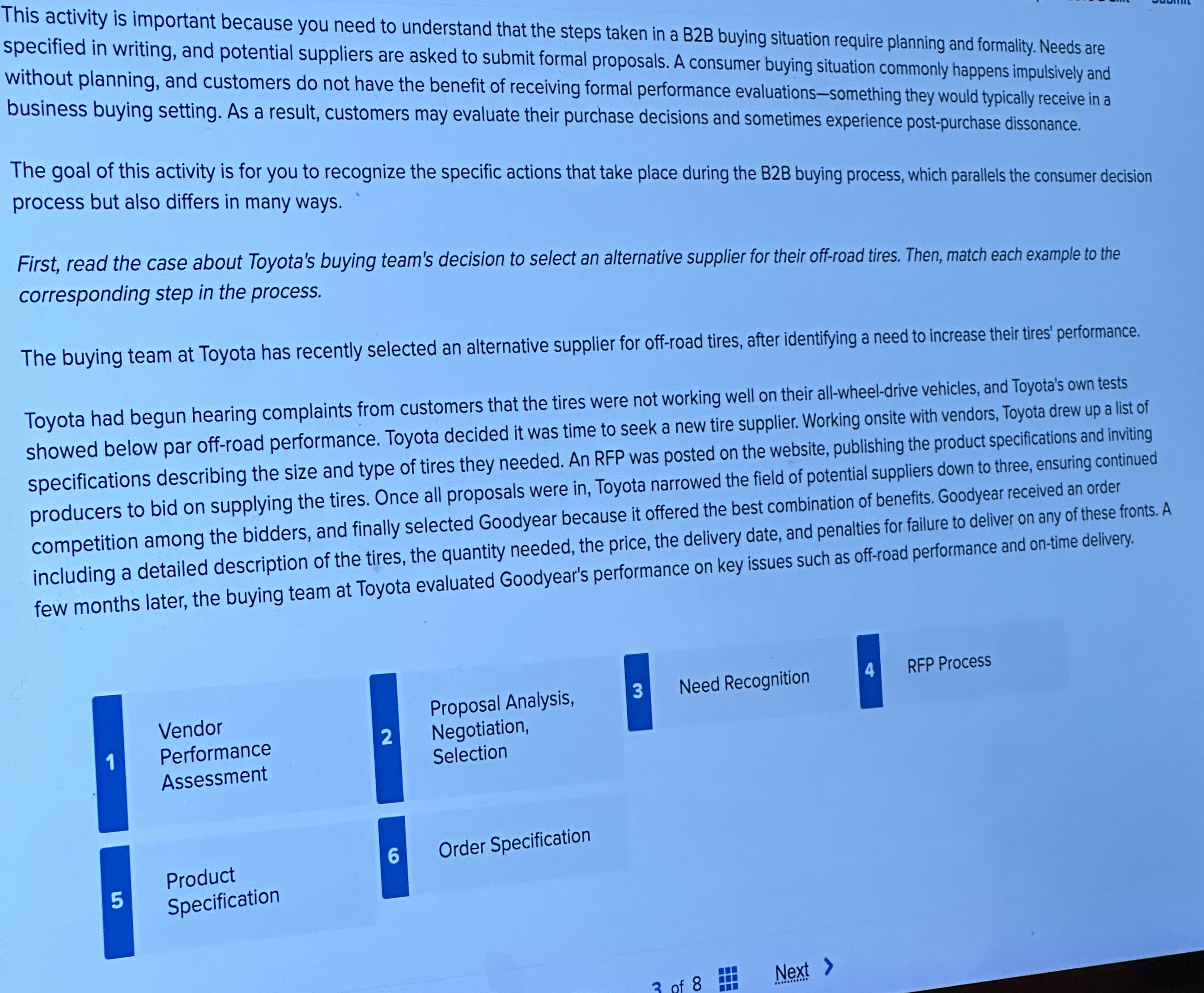  This activity is important because you need to understand that the