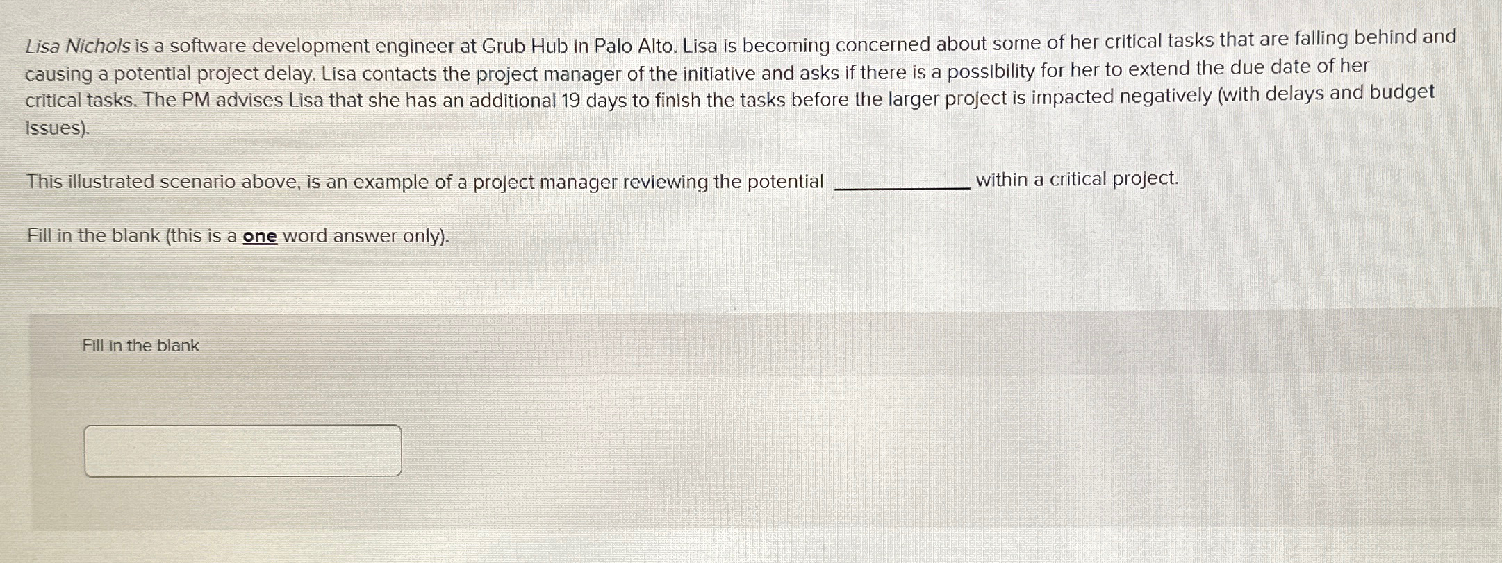  Lisa Nichols is a software development engineer at Grub Hub in