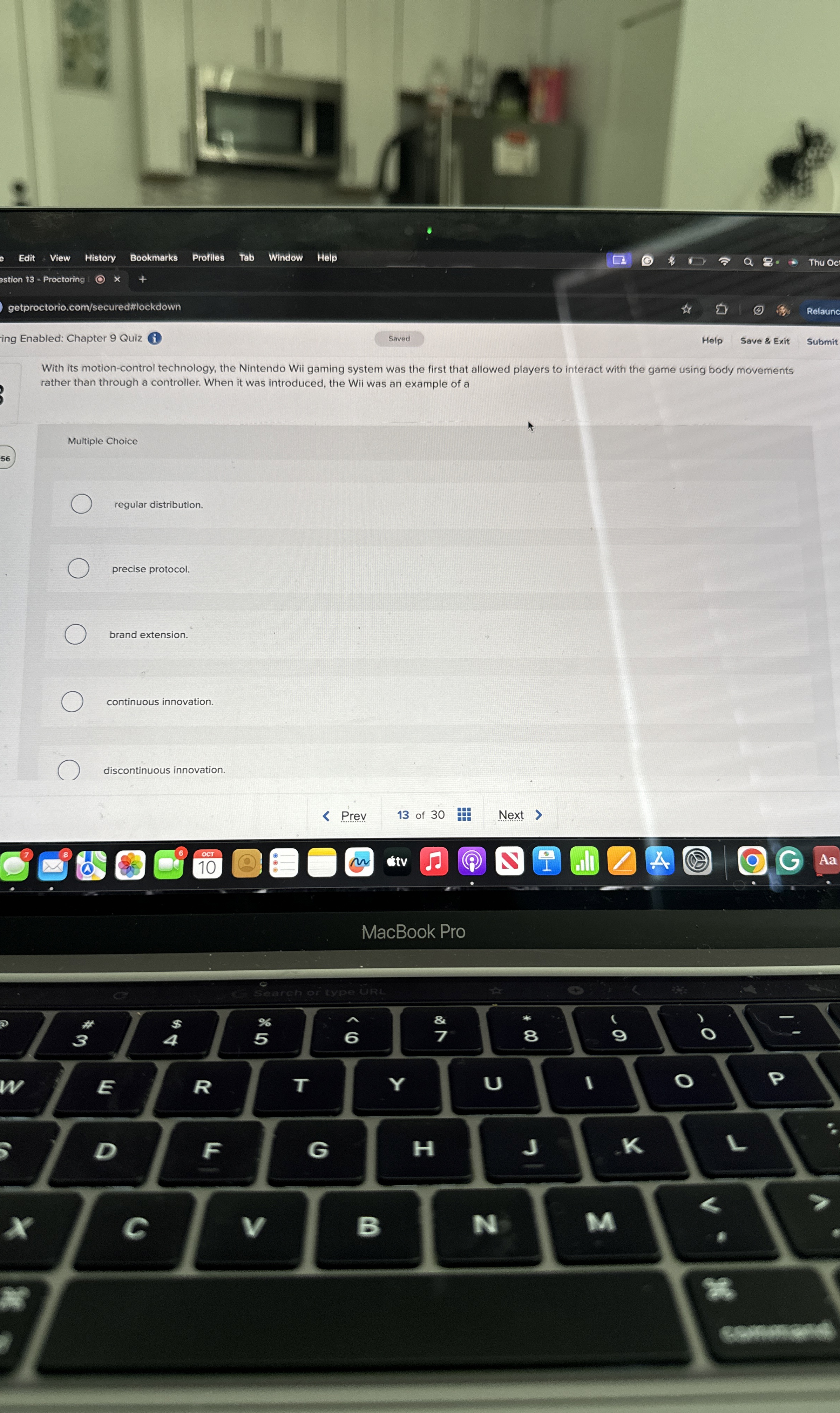  Multiple Choice With its motion-control technology, the Nintendo Wii gaming system
