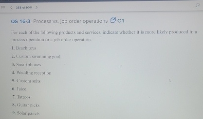  QS 16.3 Process v5. job order operations C1 Tor each of