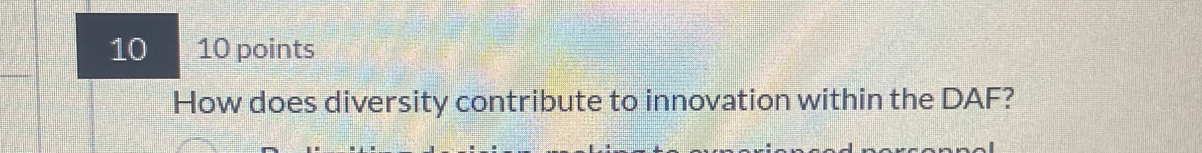  How does diversity contribute to innovation within the DAF? 