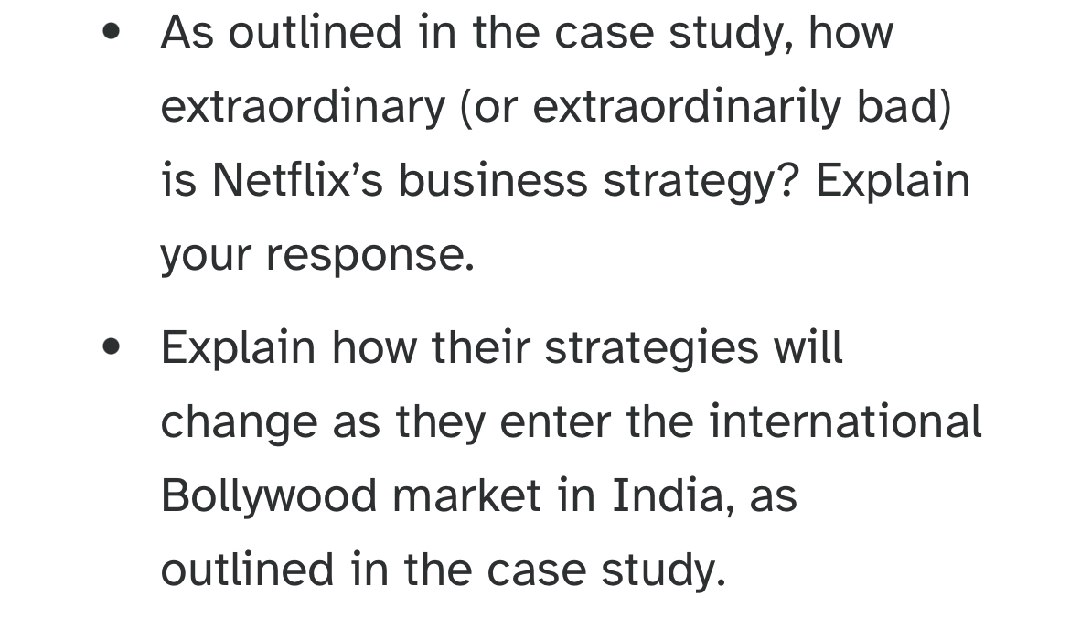  As outlined in the case study, how extraordinary (or extraordinarily bad)