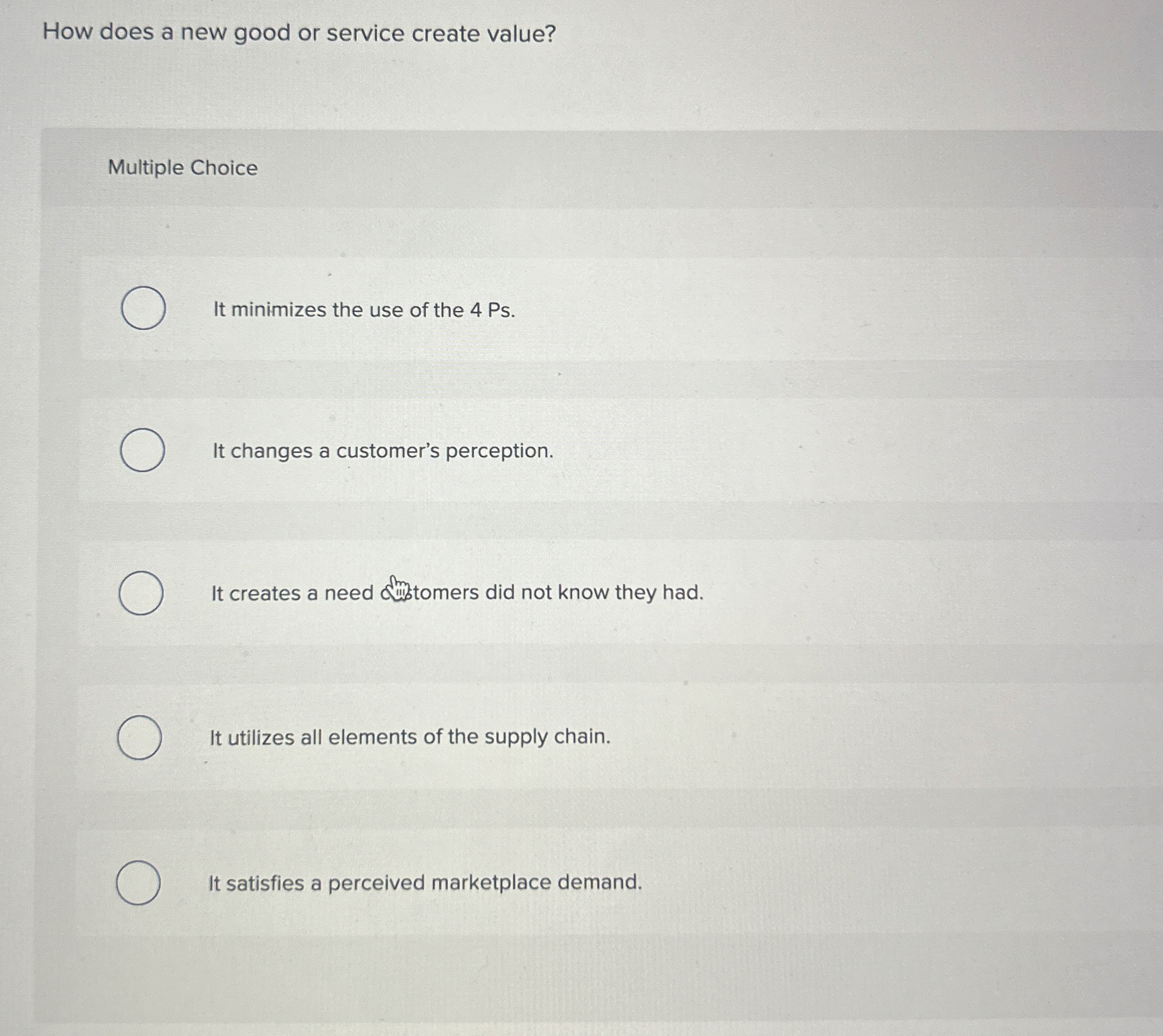  How does a new good or serve How does a new