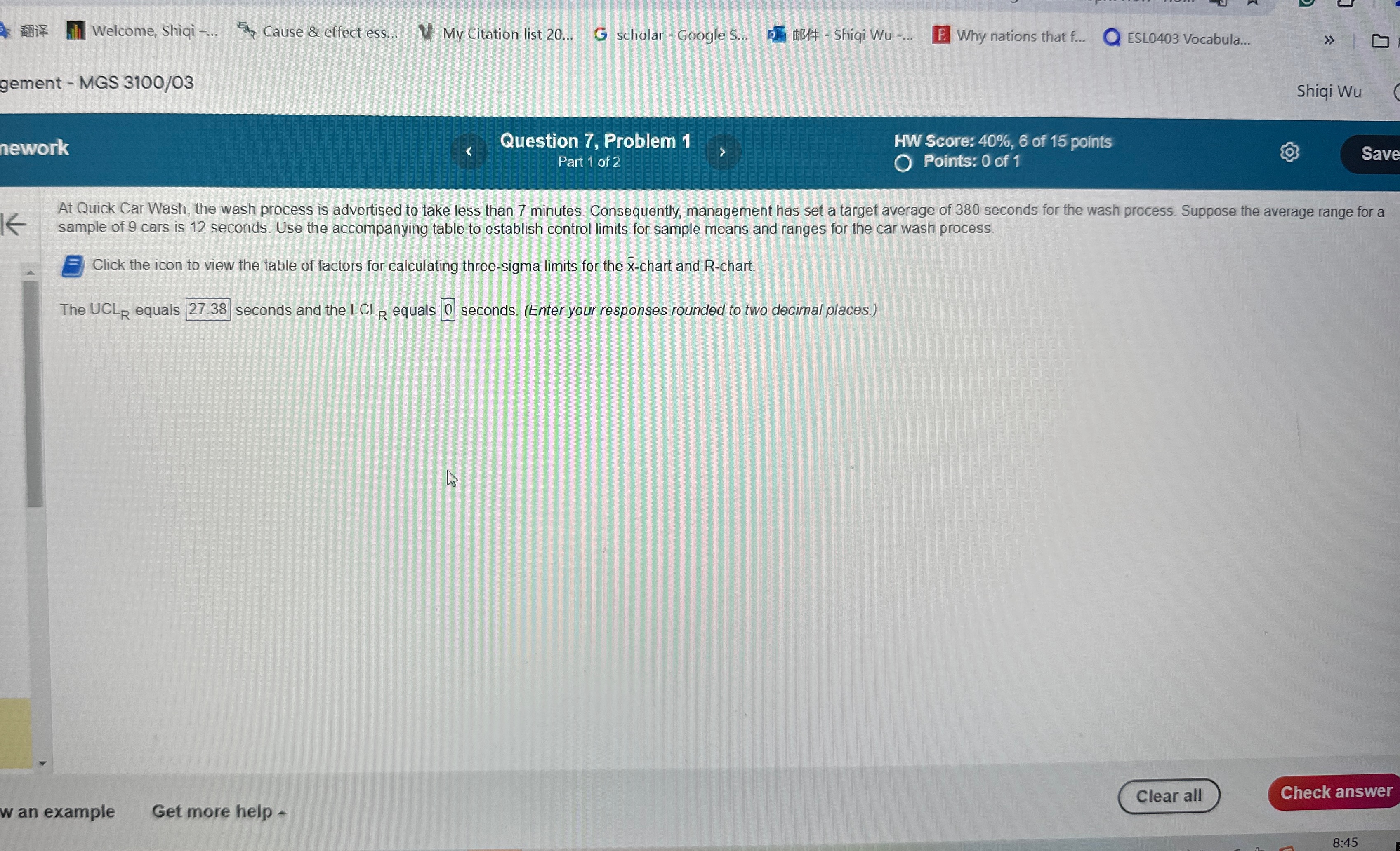  Welcome, Shiqi -... Cause & effect ess... My Citation list 20...
