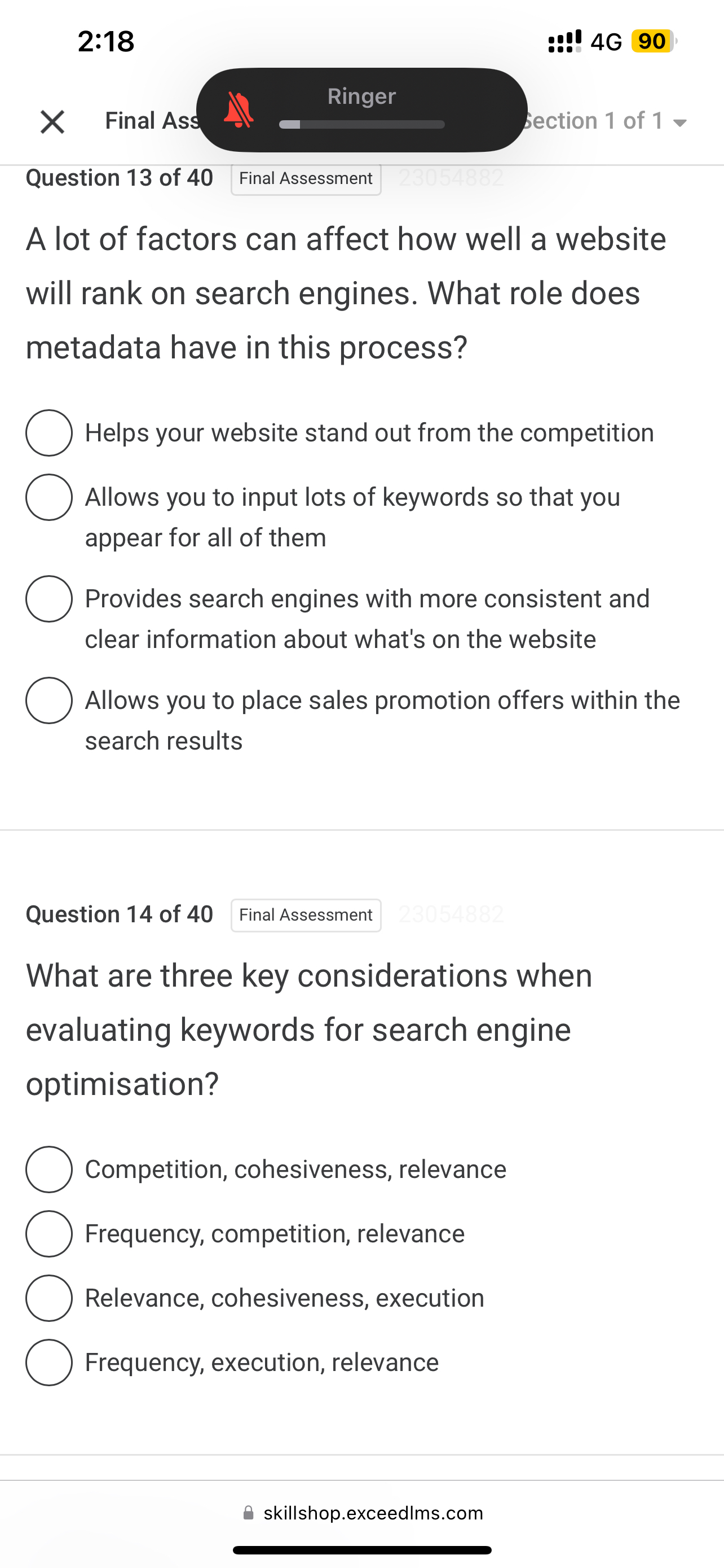  2:18 ::!!4G 90 A lot of factors can affect how well