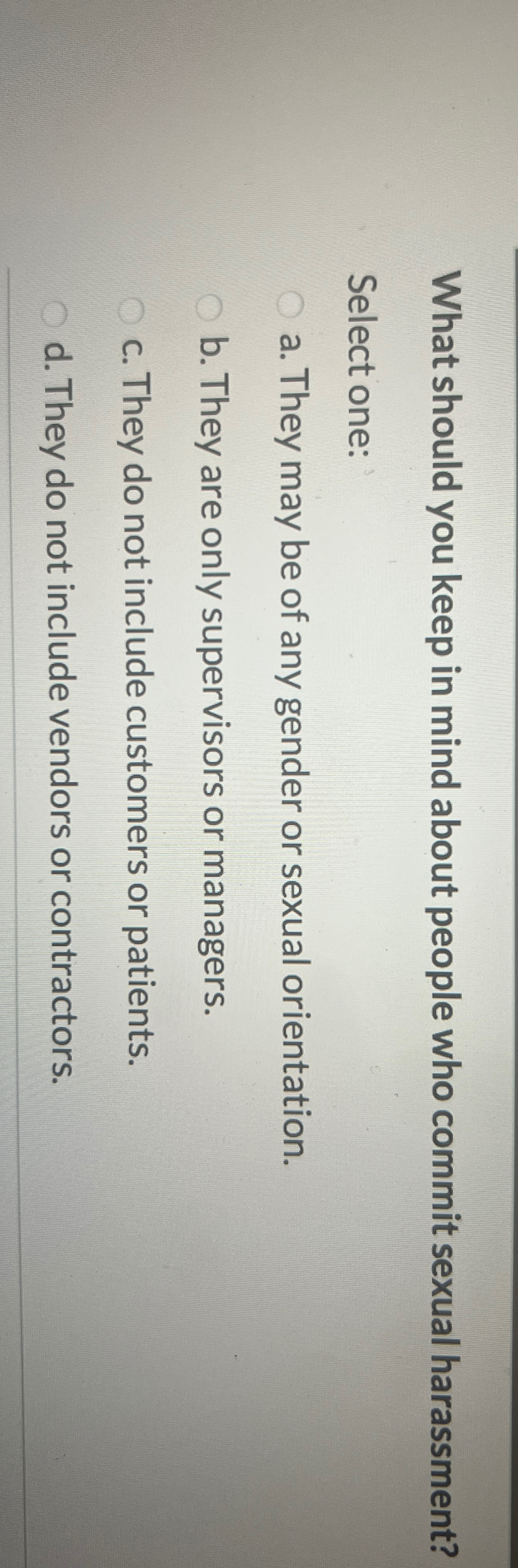  What should you keep in mind about people who commit sexual