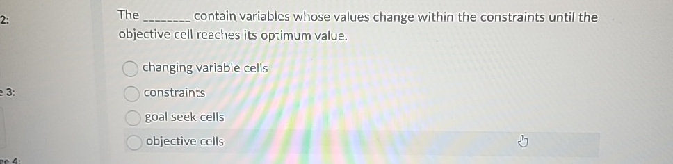  The q, contain variables whose values change within the constraints until