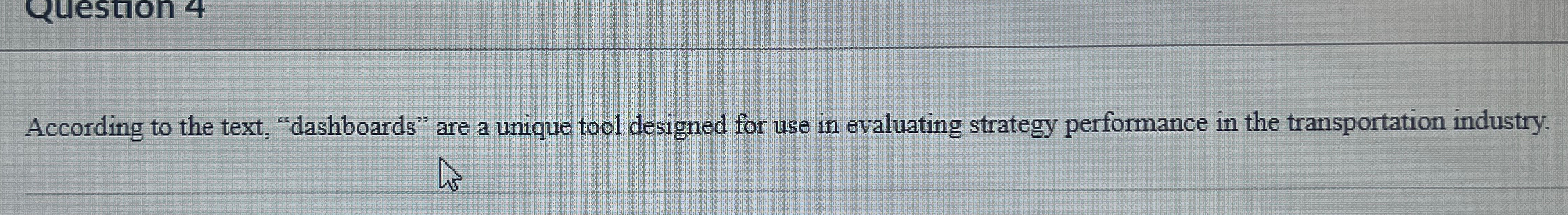  According to the text, "dashboards" are a unique tool designed for