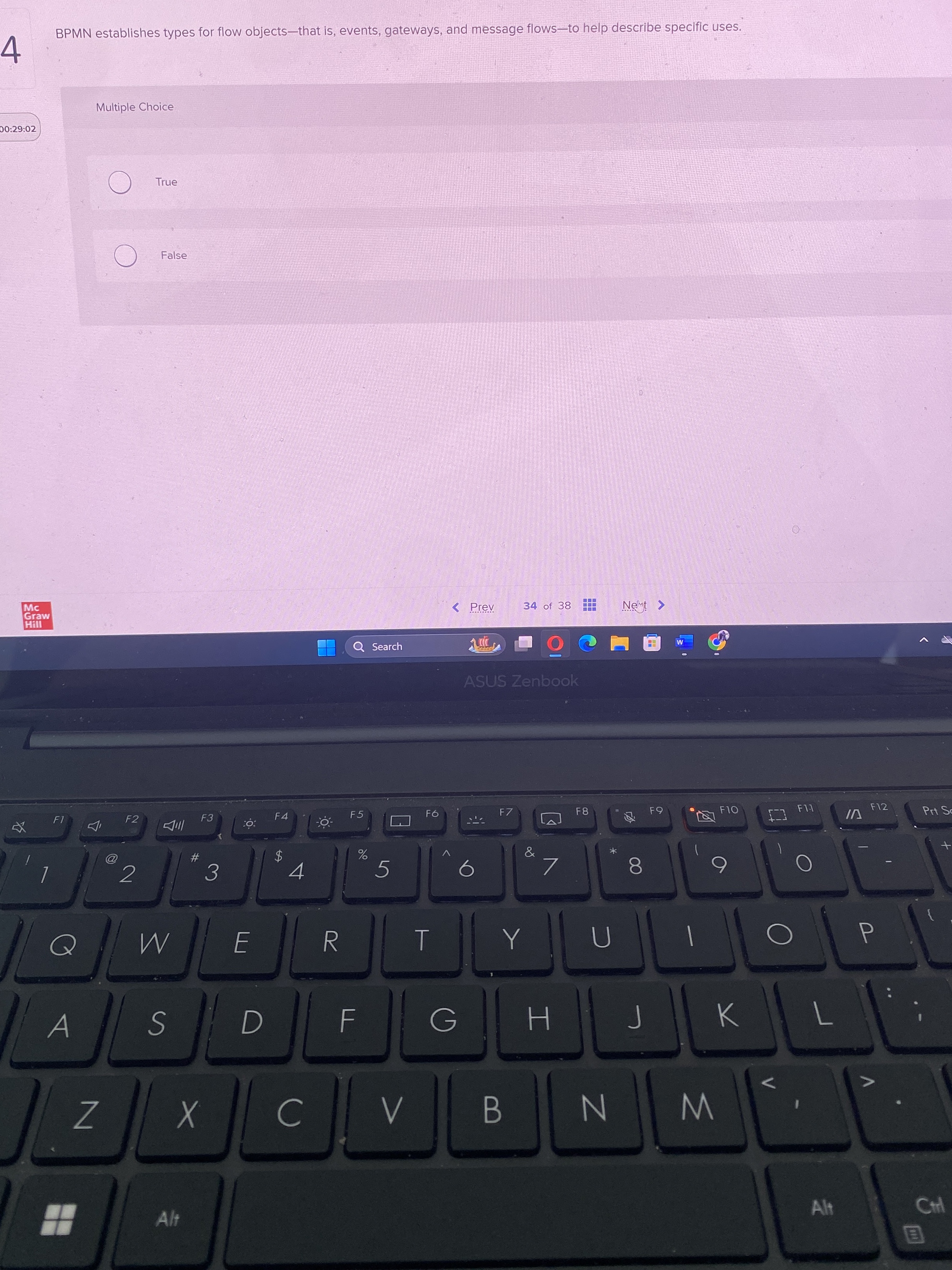  BPMN establishes types for flow objects-that is, events, gateways, and message