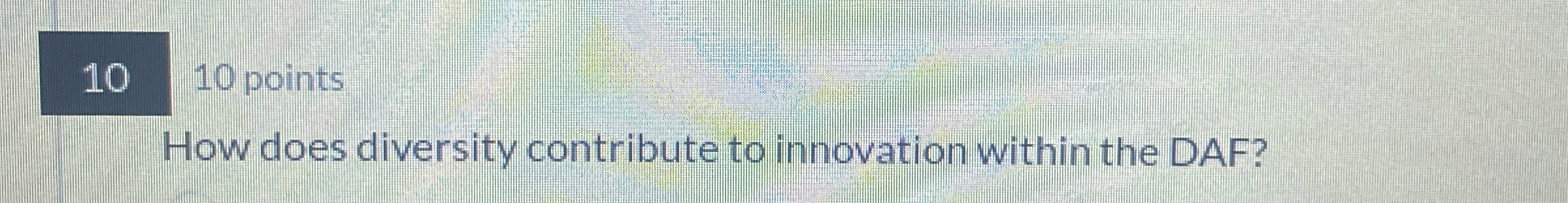  How does diversity contribute to innovation within the DAF? 