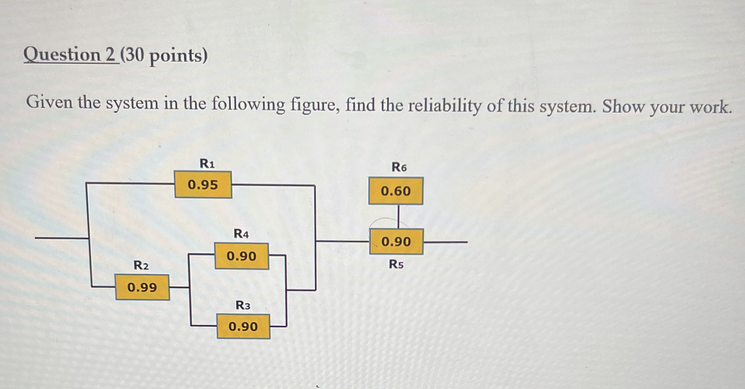 Question 2(30 points) Given the system in the following figure, find