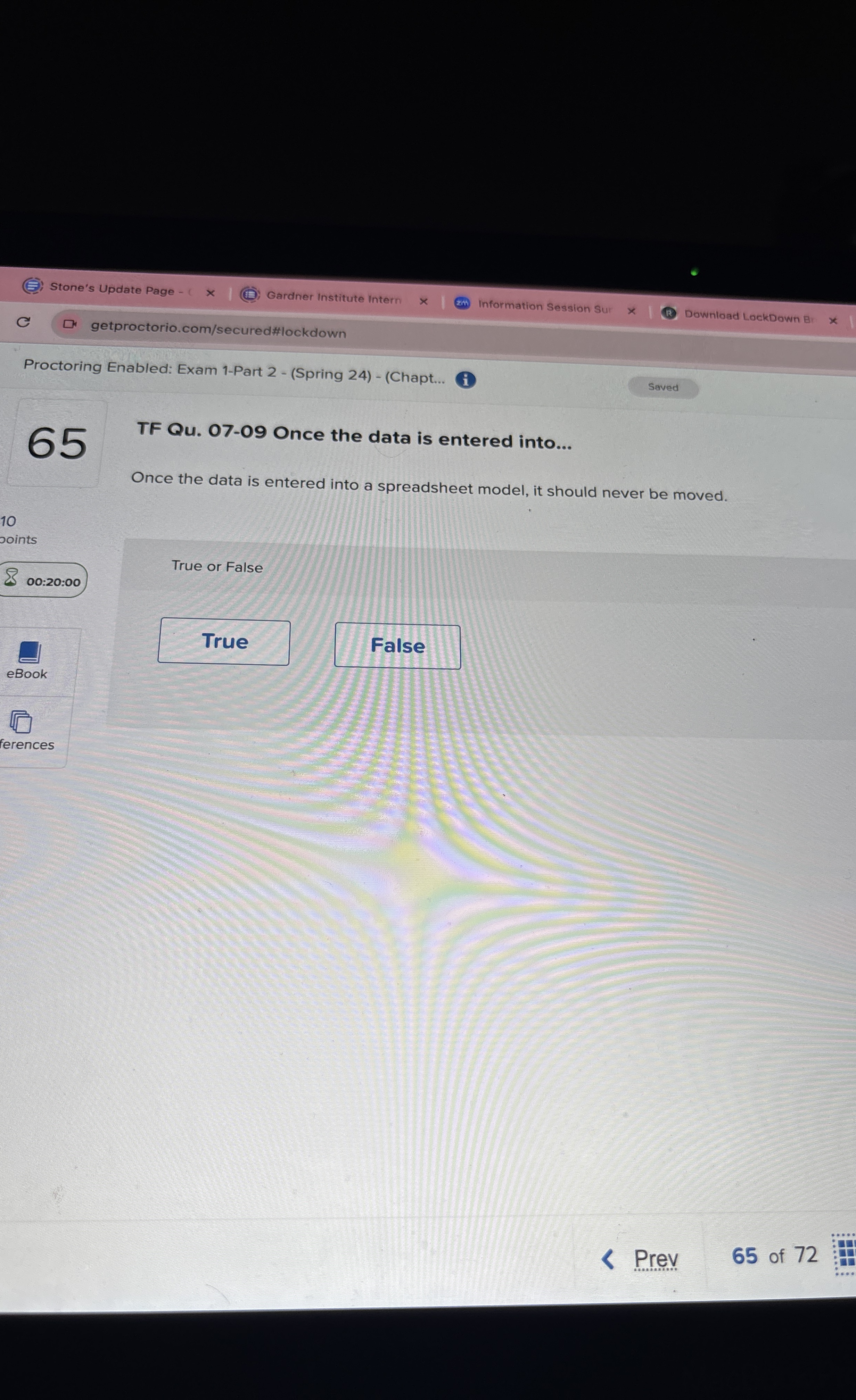  TF Qu.07-09 Once the data is entered into... Once the data