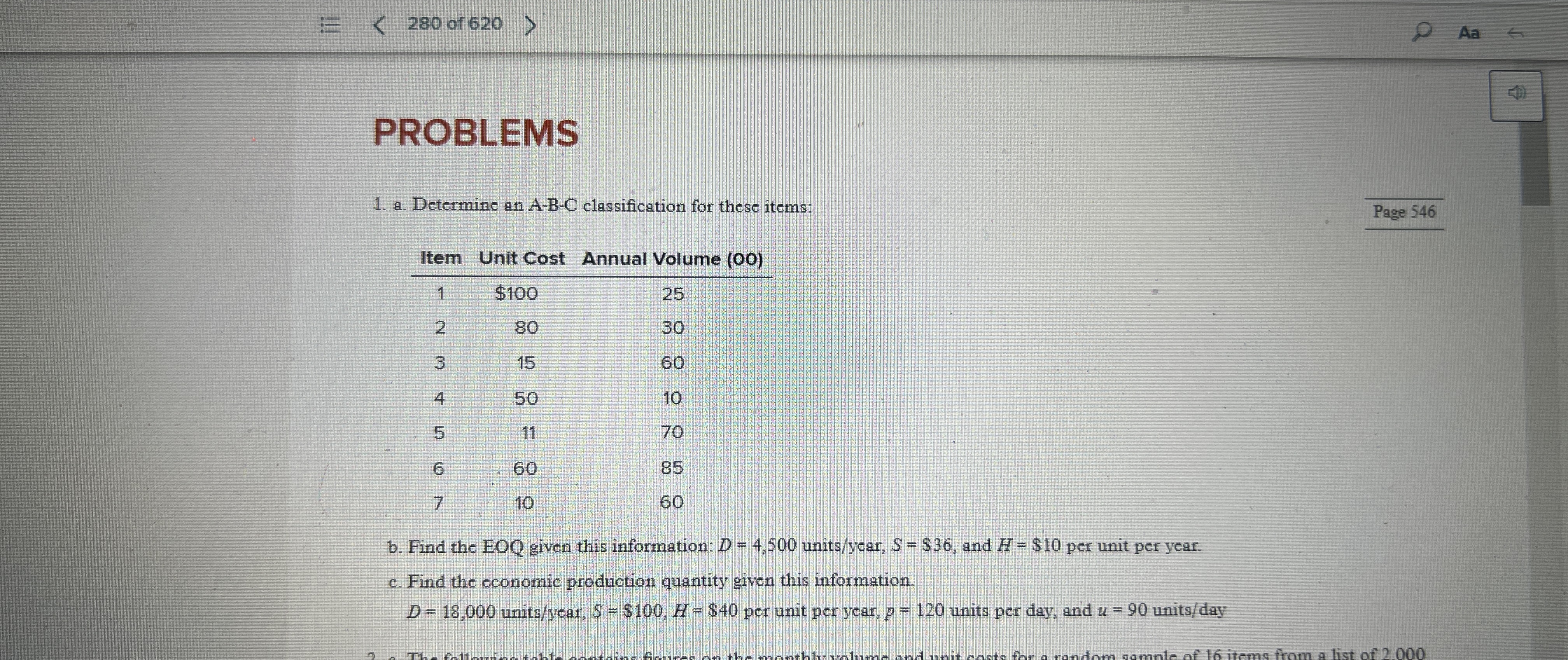  The questions need to be solved in Excel, using the correct