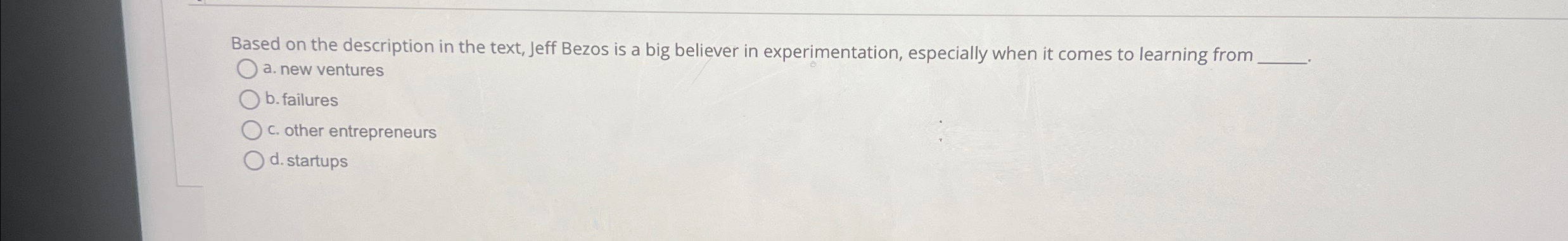  Based on the description in the text, Jeff Bezos is a