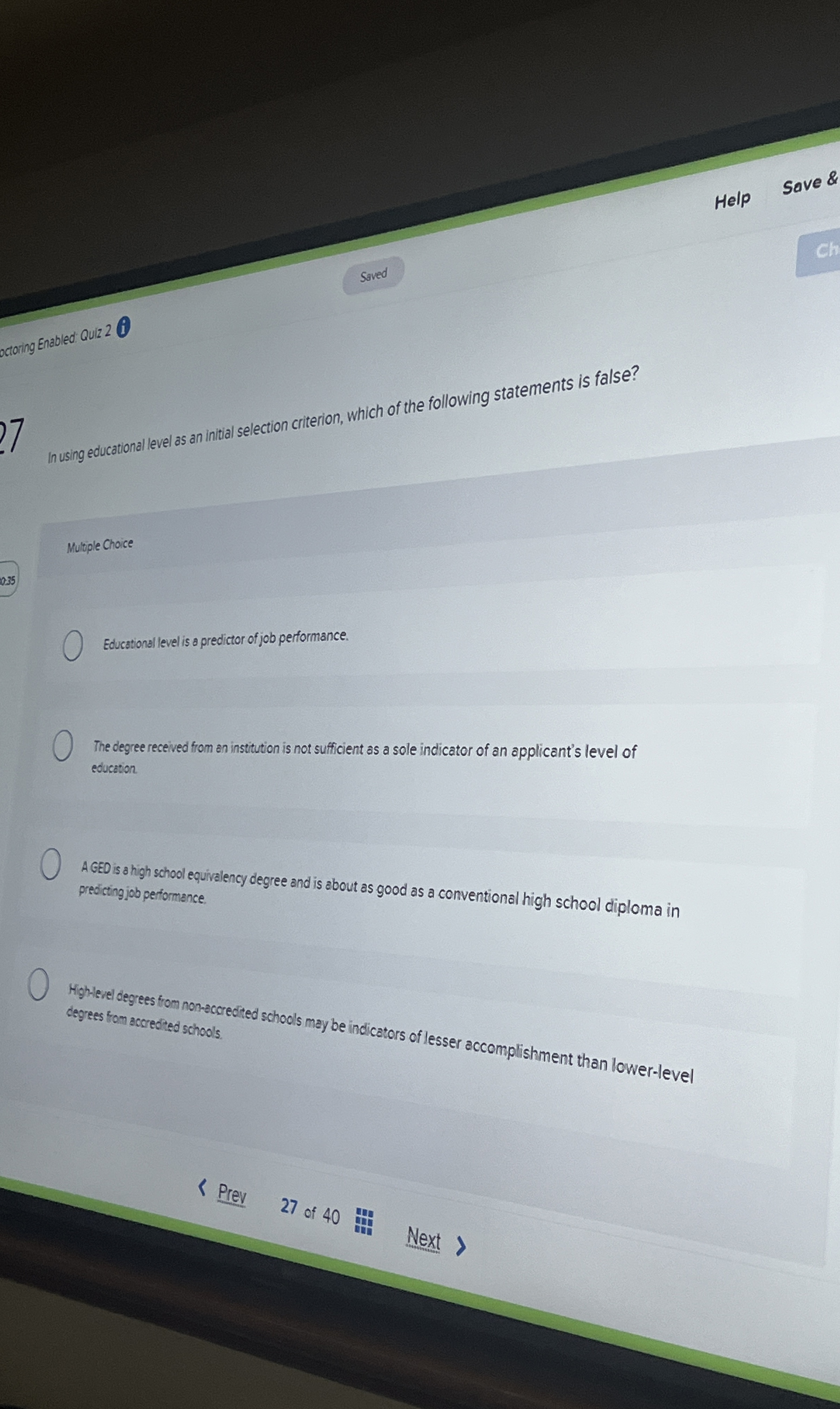  Help Sove & Saved 7 In using educctional level as an